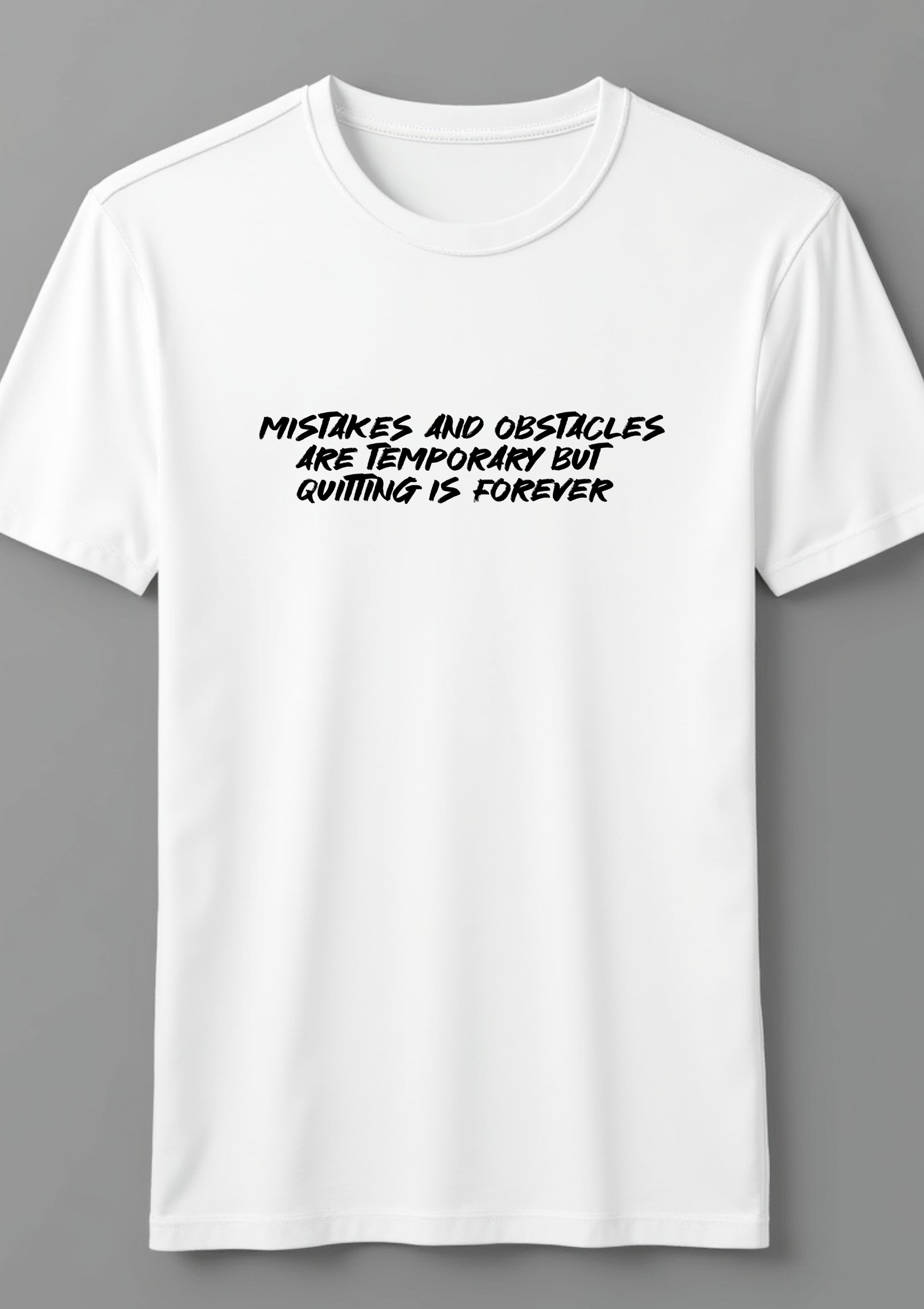 Playera con frase inspiracional, frases en ingles