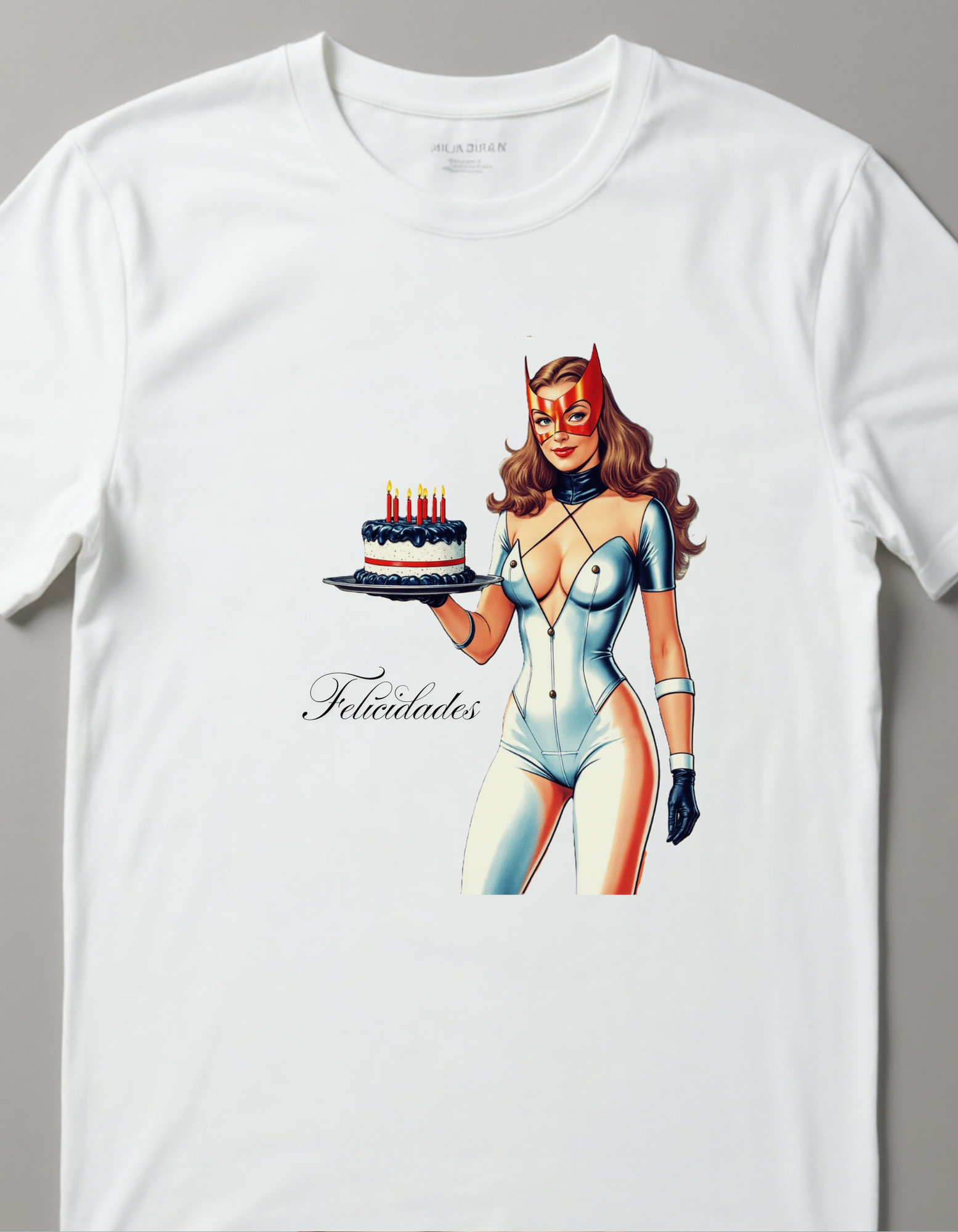 Playera con la frase Felicidades