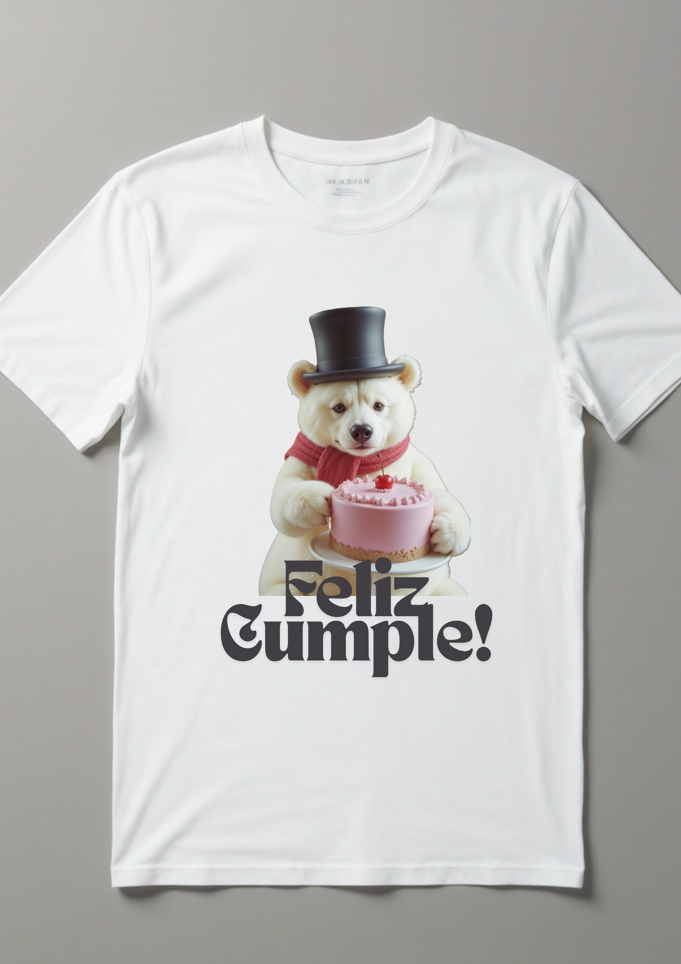 Playera con frase de Feliz Cumple!