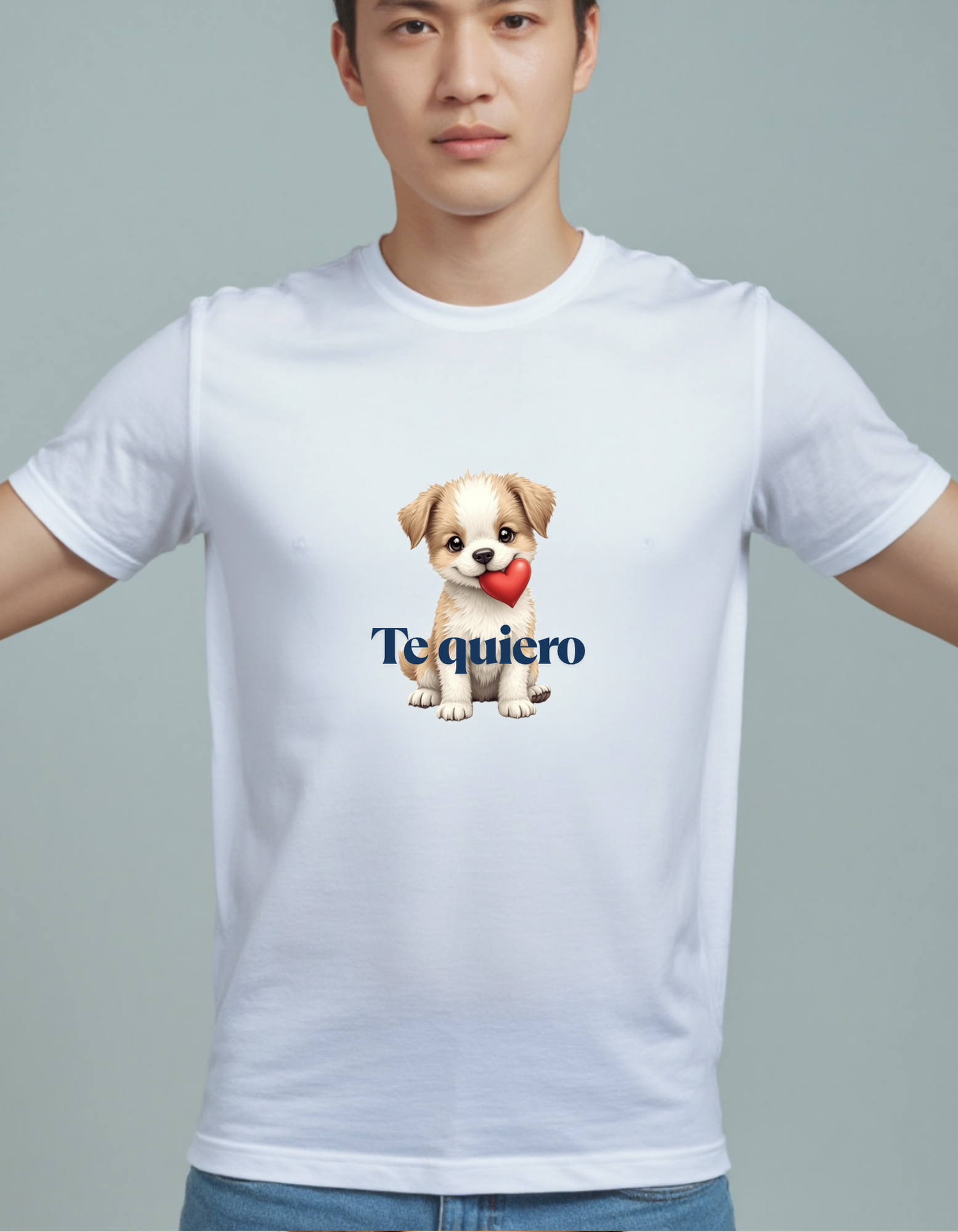 Playera con la frase Te quiero, ideas para regalos