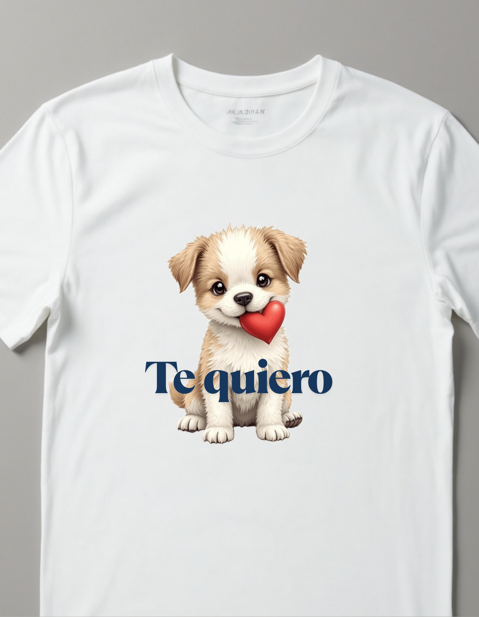 Playera con la frase Te quiero, ideas para regalos
