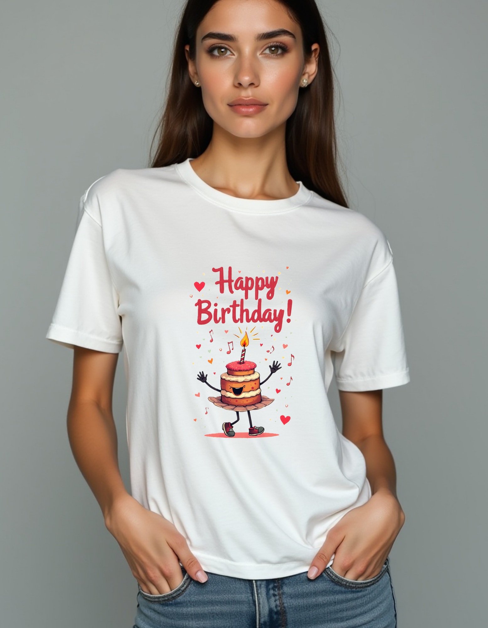 Playera con la frase Happy Birthday mas ideas para regalos