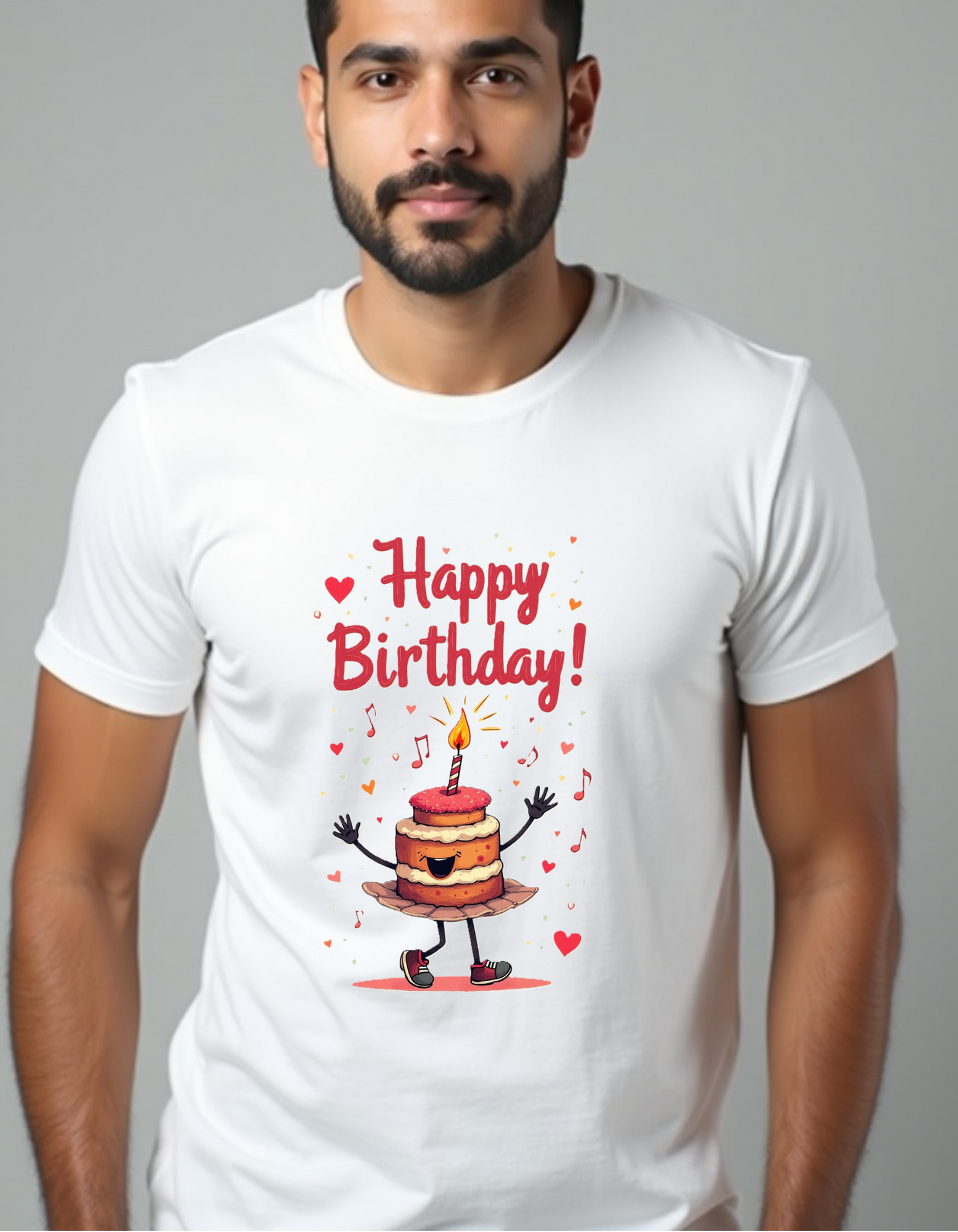 Playera con la frase Happy Birthday mas ideas para regalos