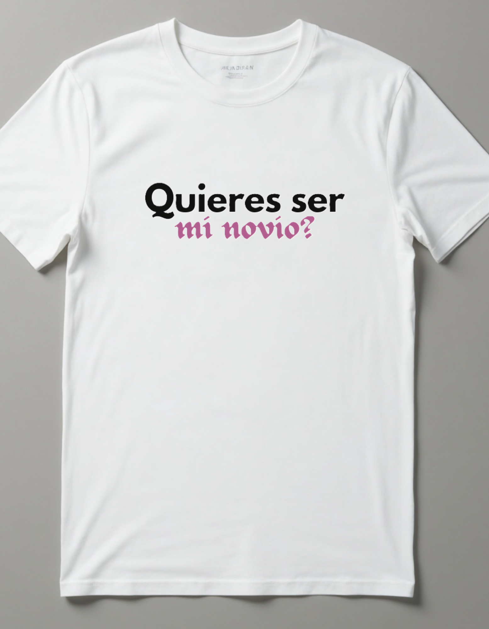 Playera con la frase ¿Quieres ser mi novio?, regalos y propuestas