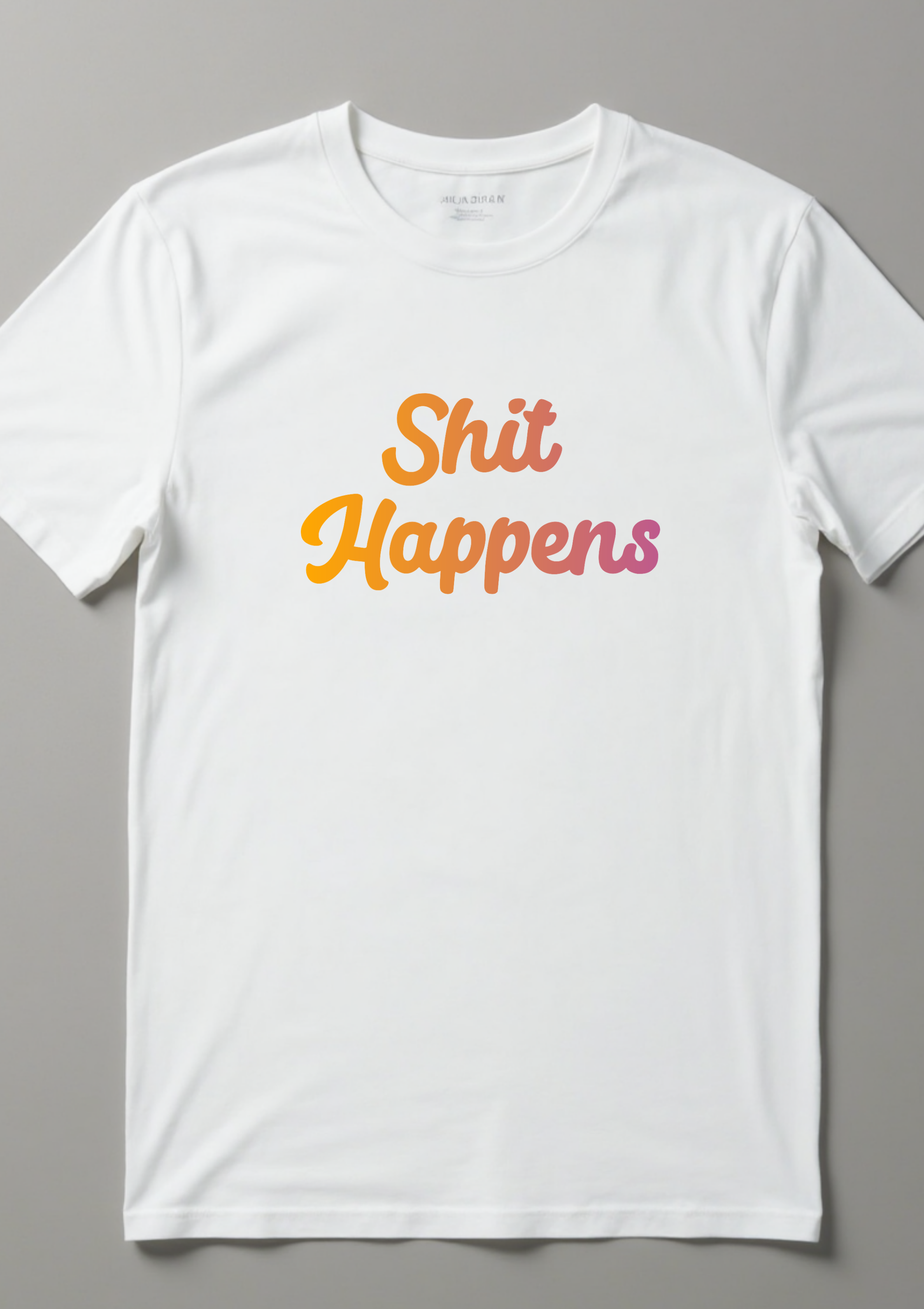 Playera con la frase Shit Happens T-Shirt