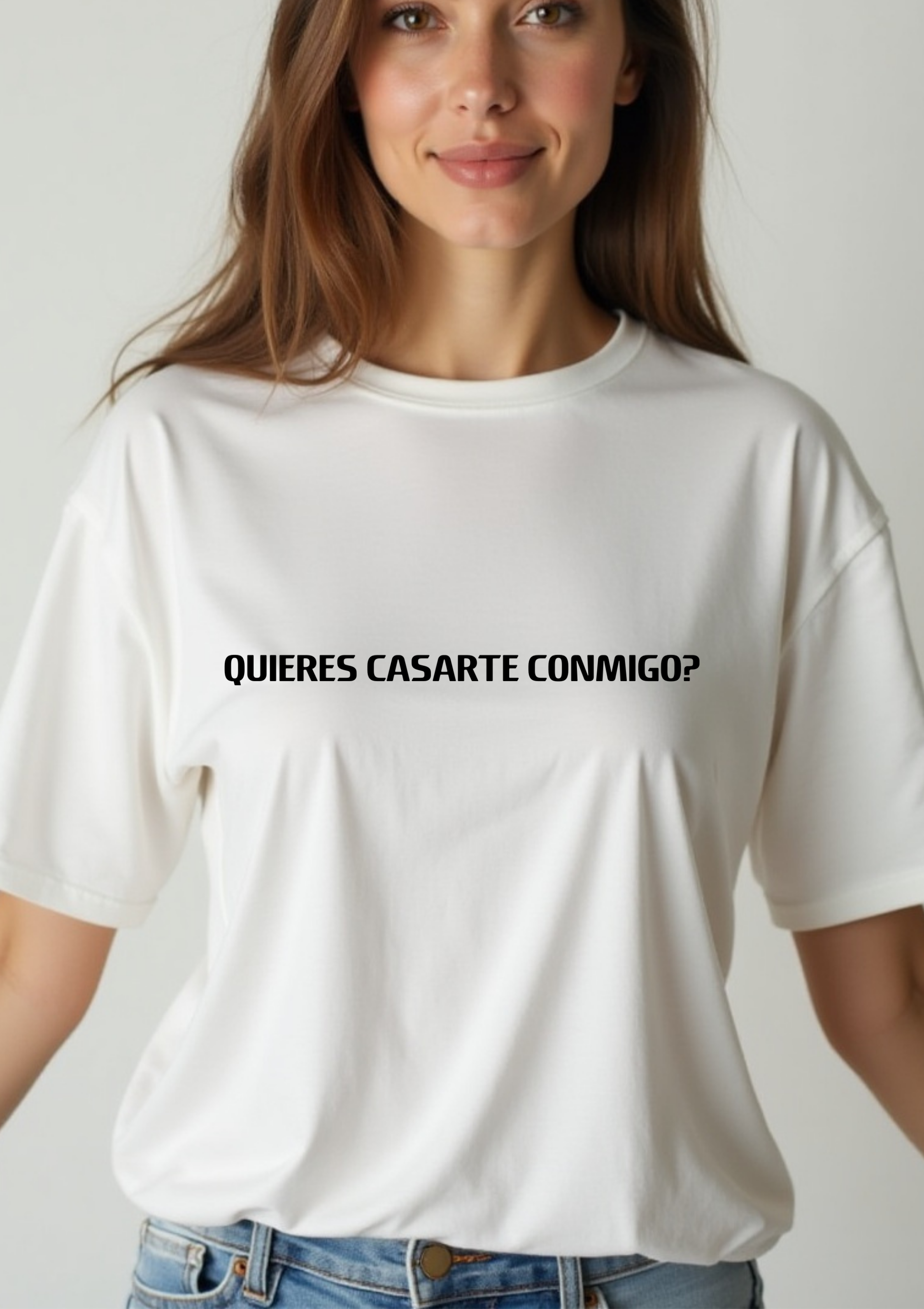 Playera para propuesta de matrimonio