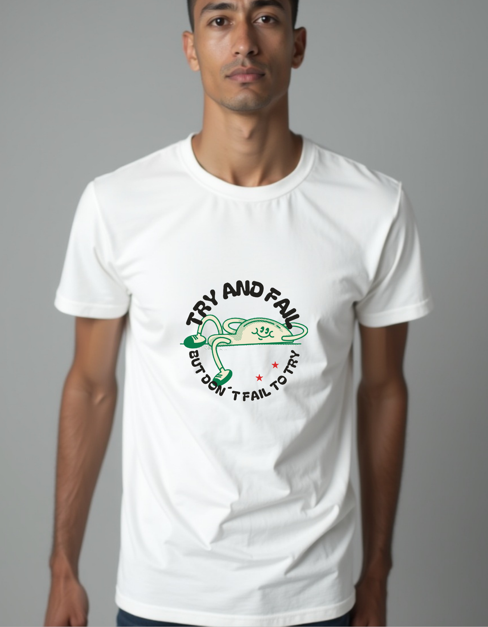 Playera con frases motivacionales 