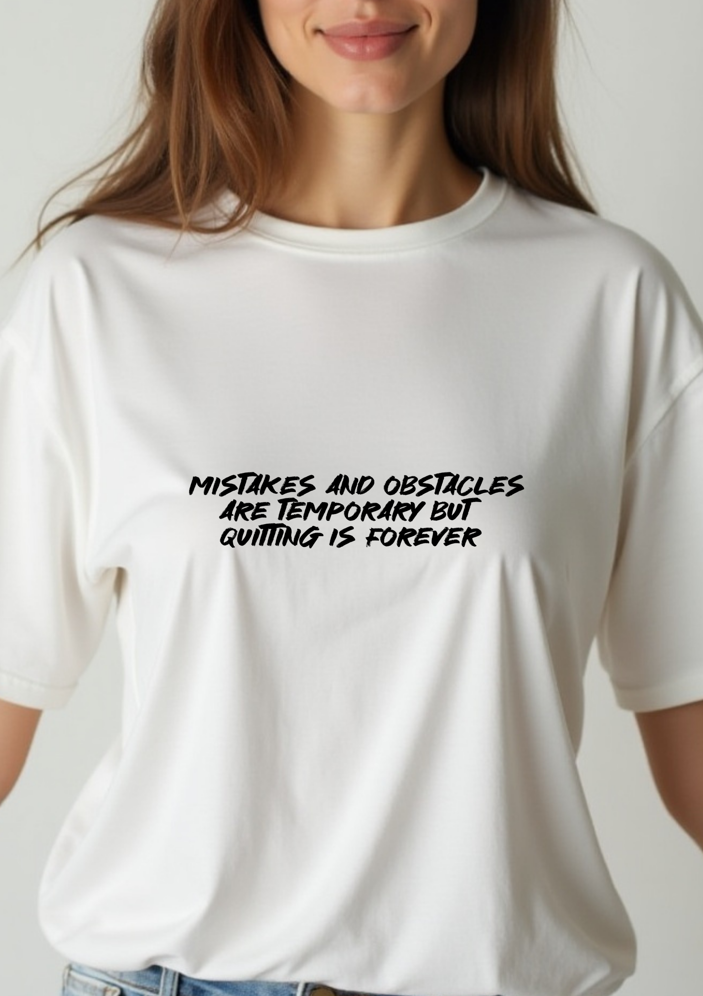 Playera con frase inspiracional, frases en ingles