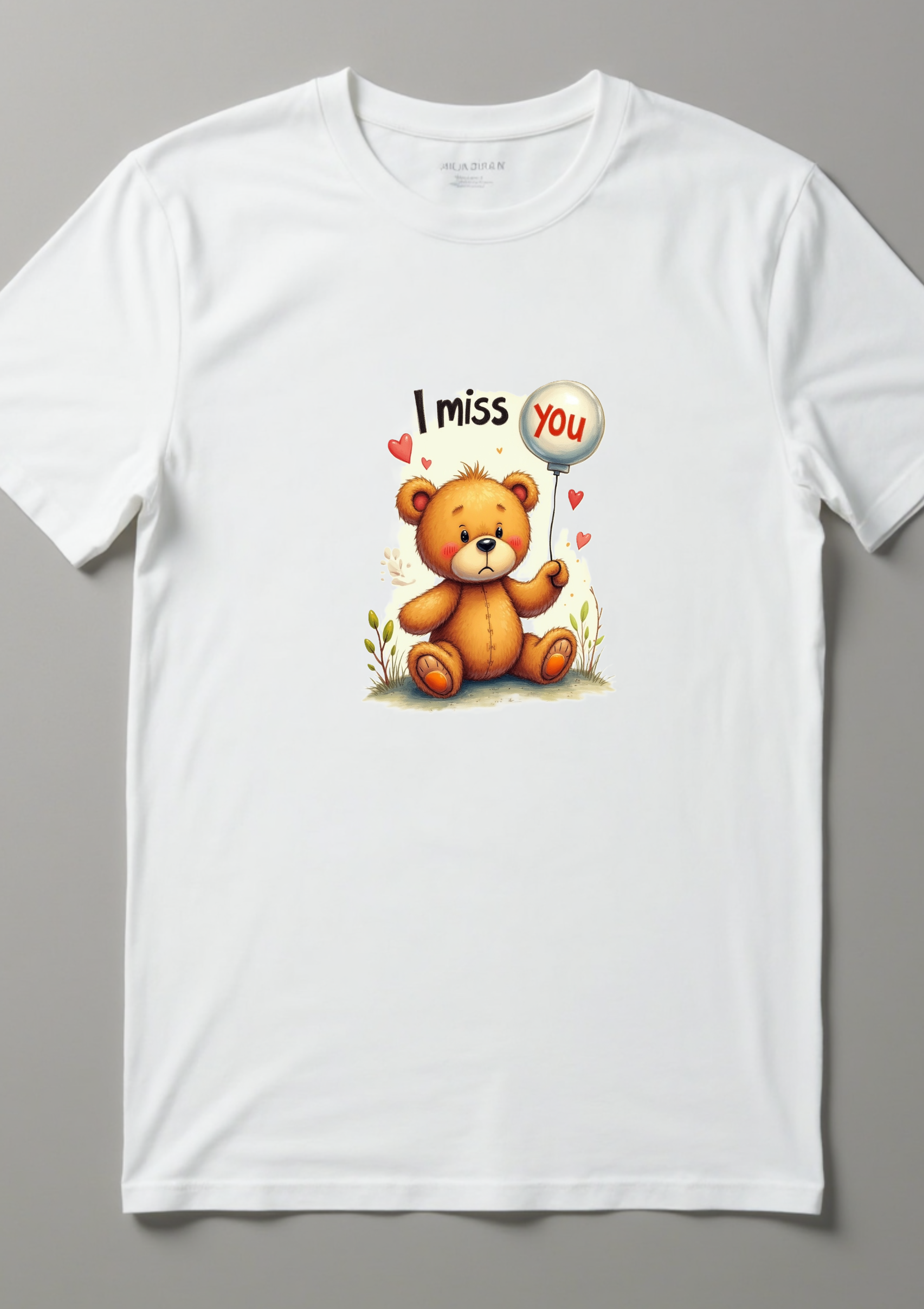 Playera con frase I Miss You, ideas para regalos