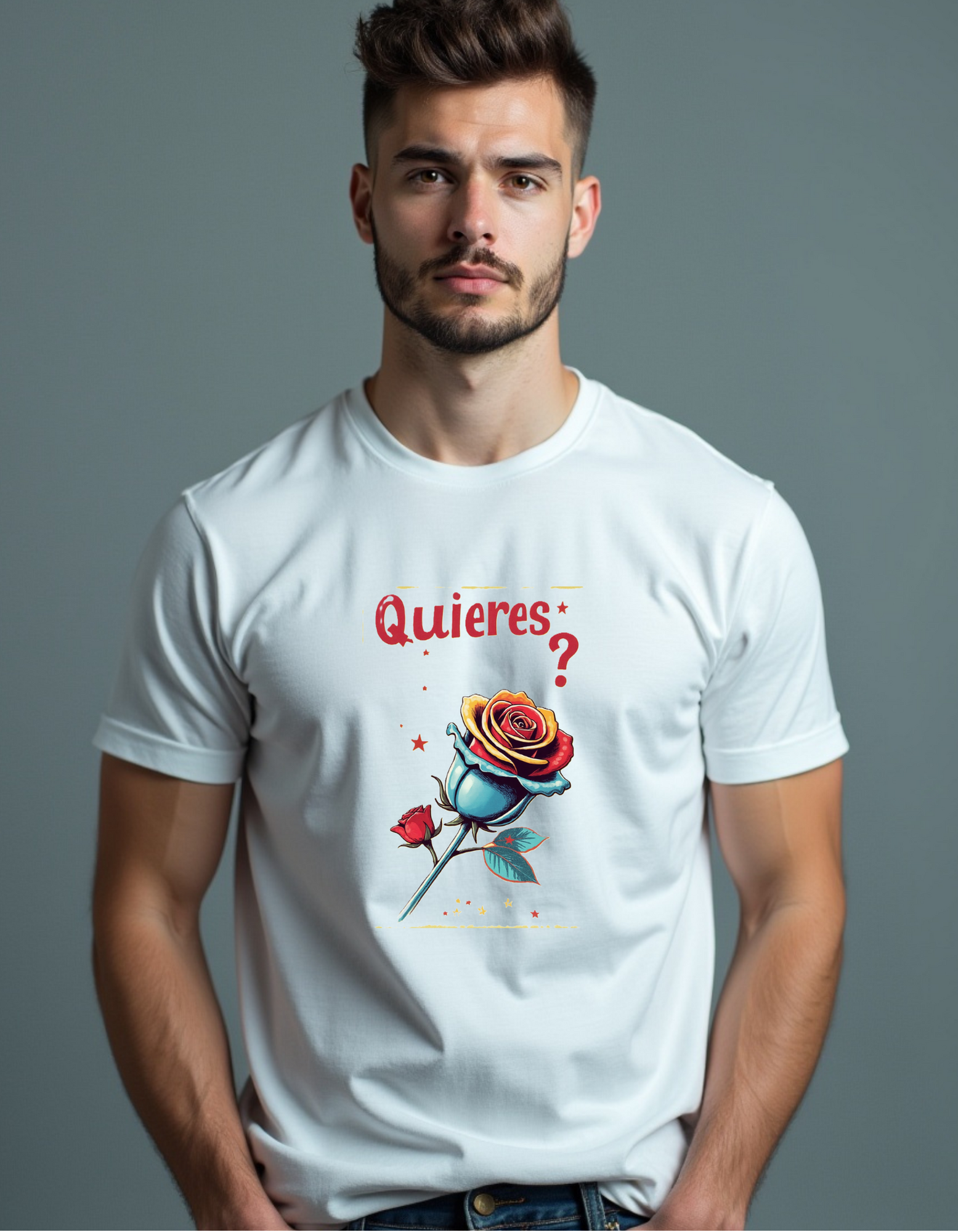 Playera con la frase ¿Quieres? , ideas para regalos o declaraciones