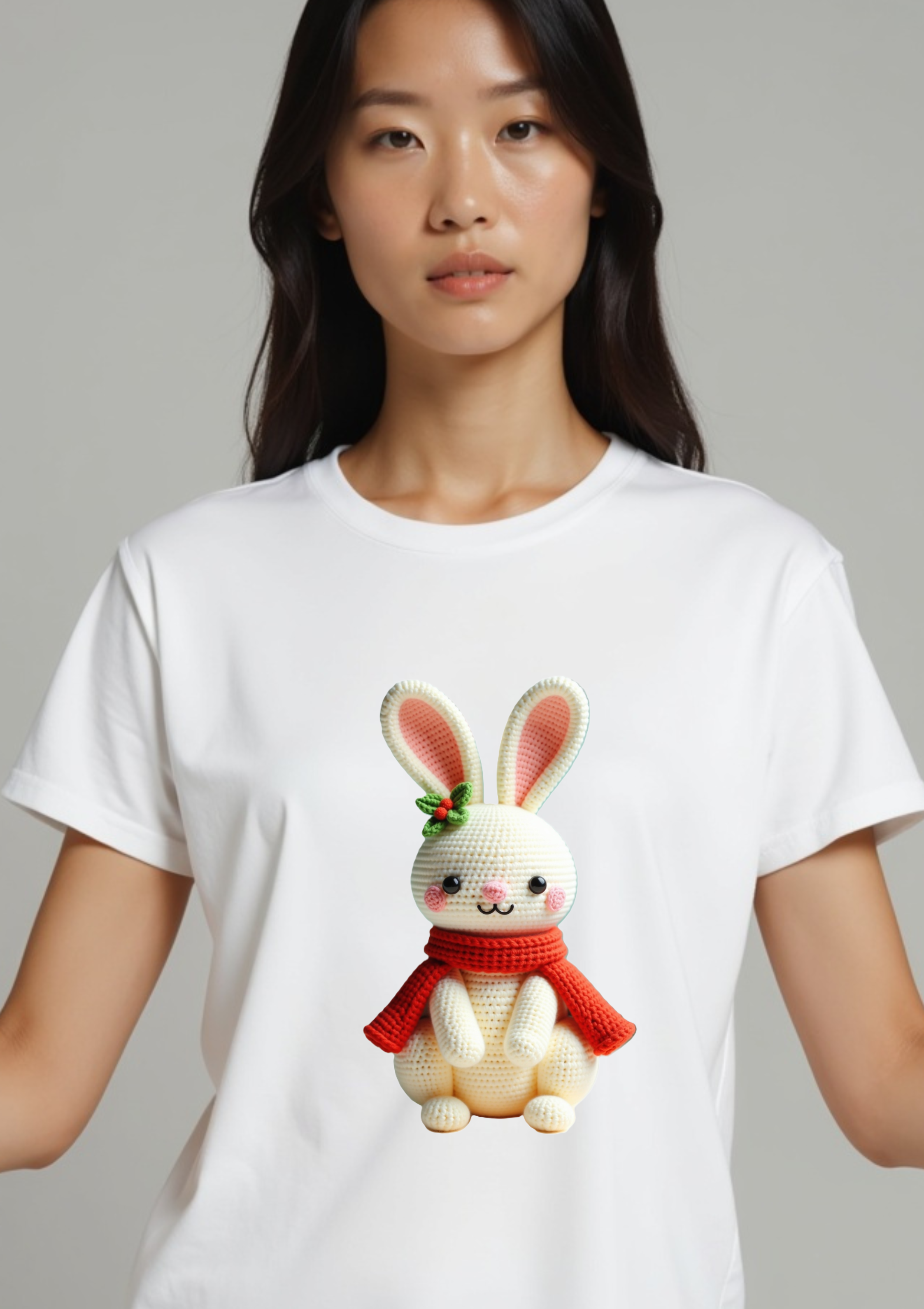 Playera con imagen de conejito tierno, ideas para regalos