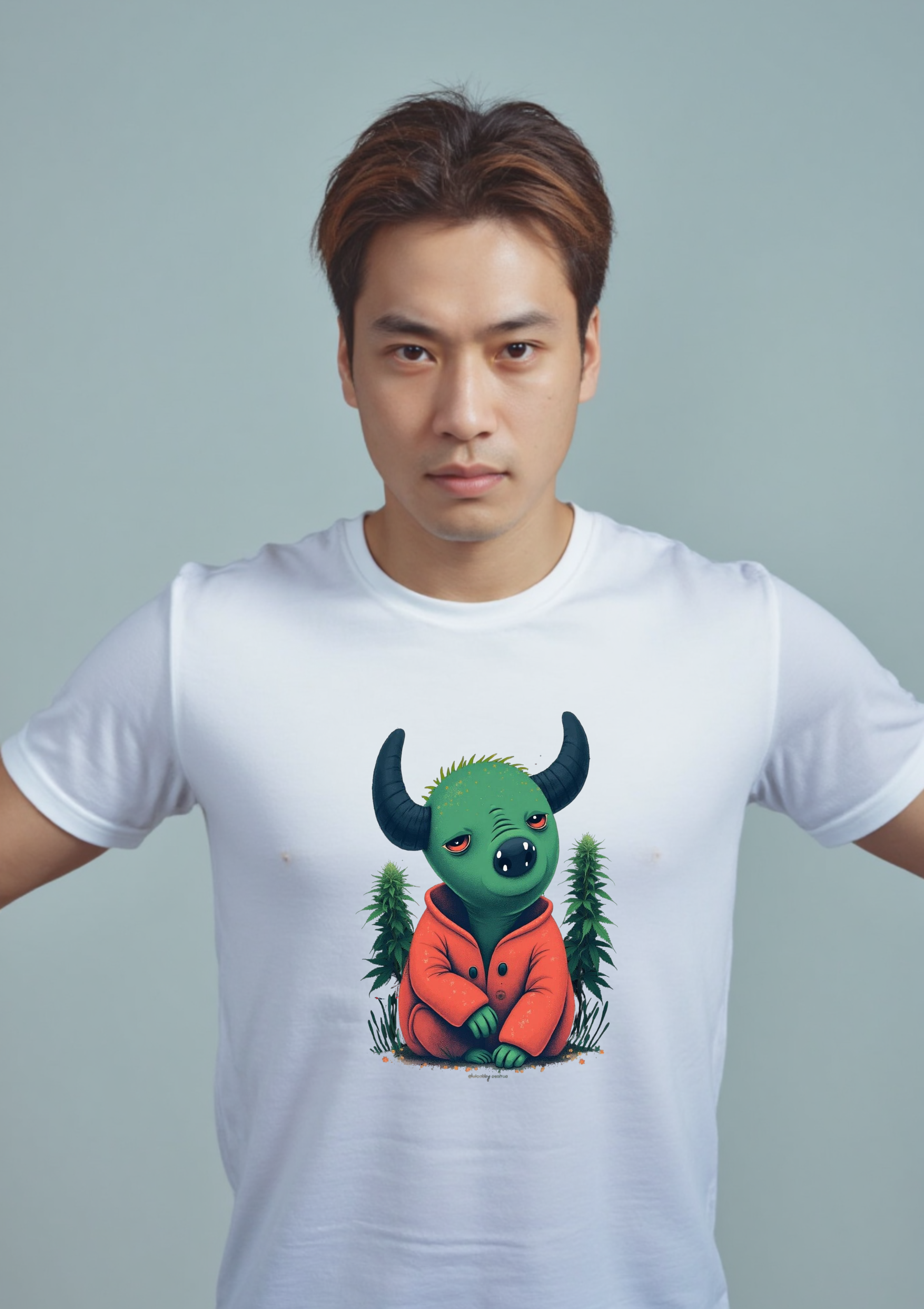 Playera Demonio marihuano