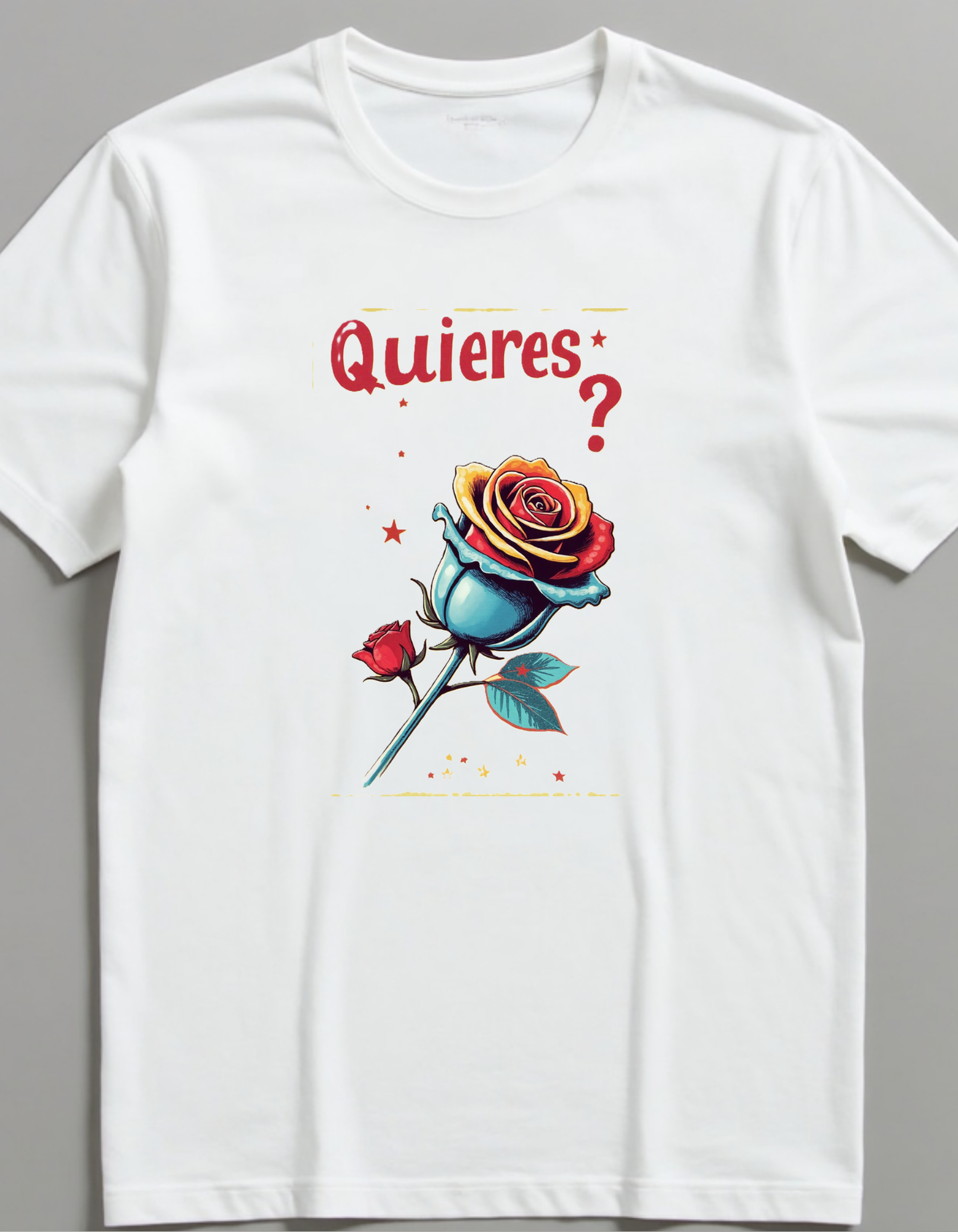 Playera con la frase ¿Quieres? , ideas para regalos o declaraciones