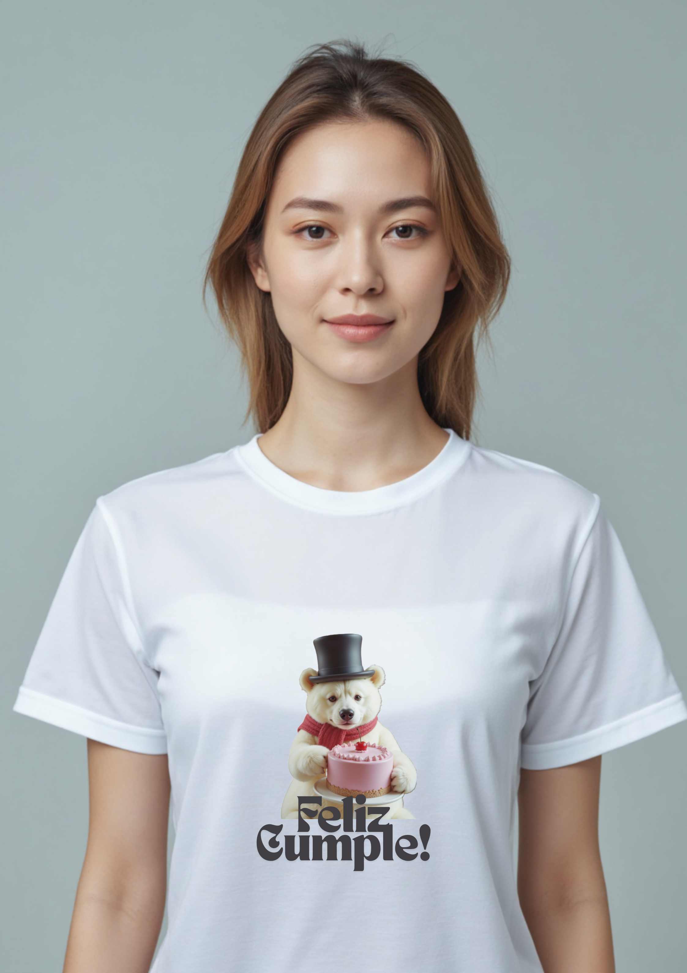 Playera con frase de Feliz Cumple!
