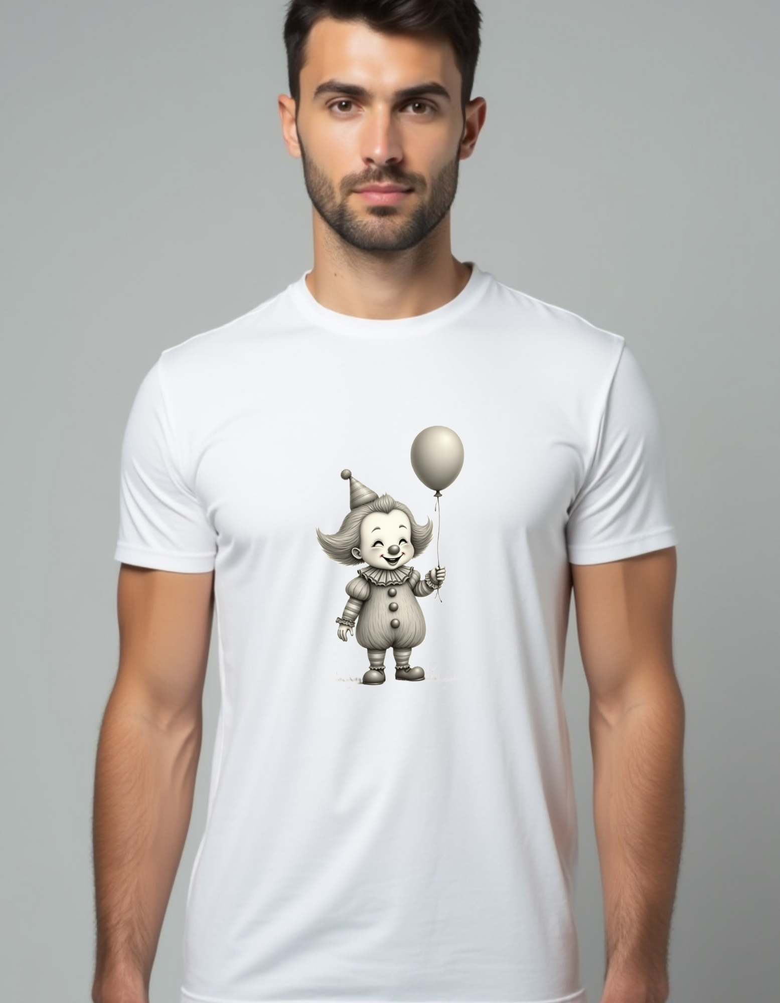 Playera con imagen de payasito