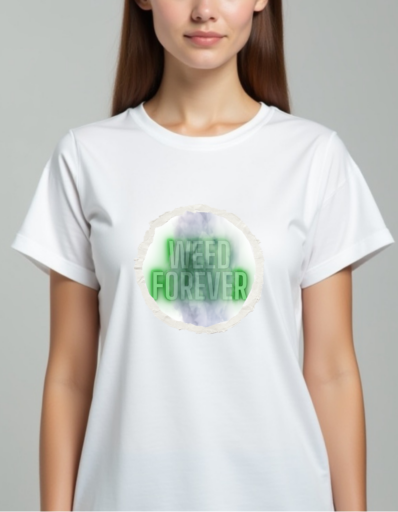 Playera con la frase Weed Forever