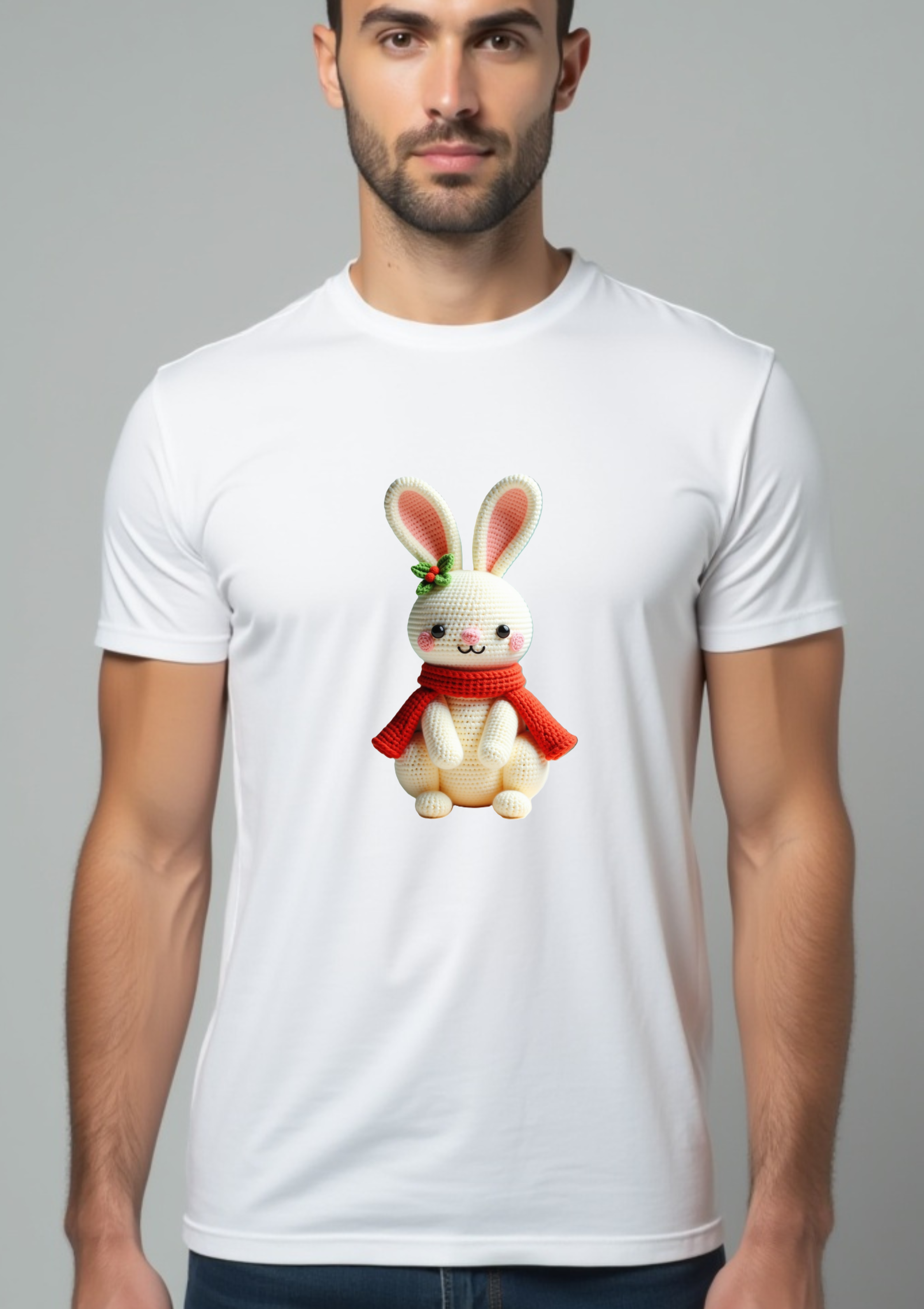 Playera con imagen de conejito tierno, ideas para regalos