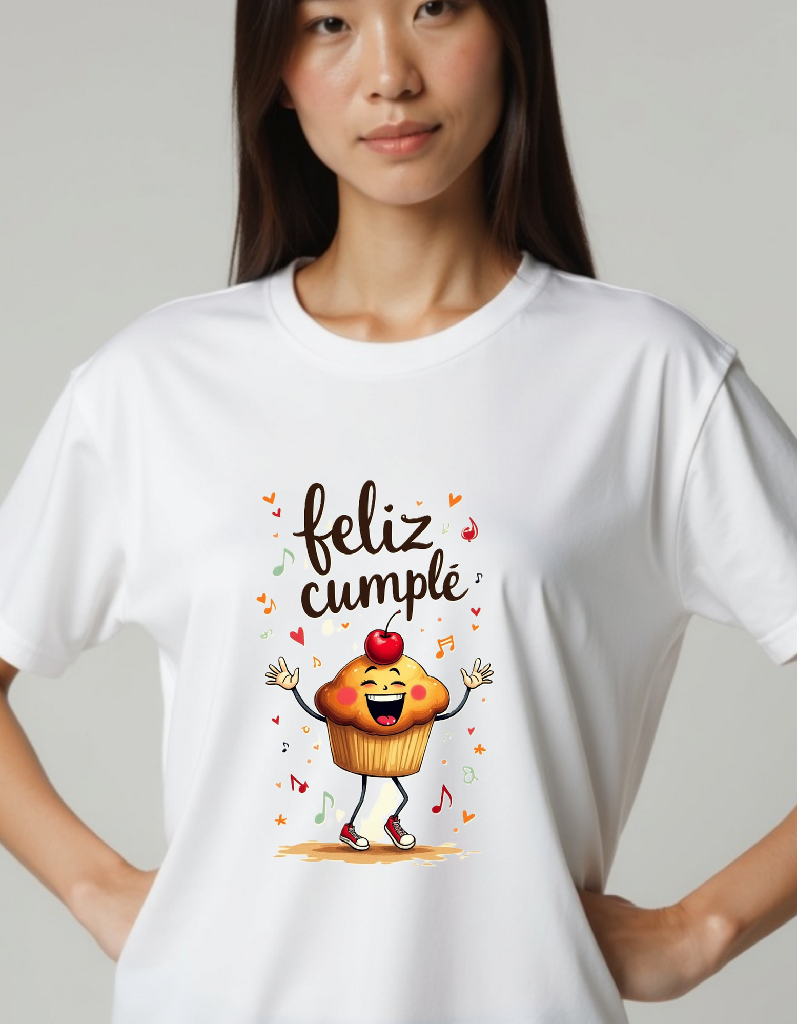 Playera con la frase Feliz Cumple, ideas para regalos