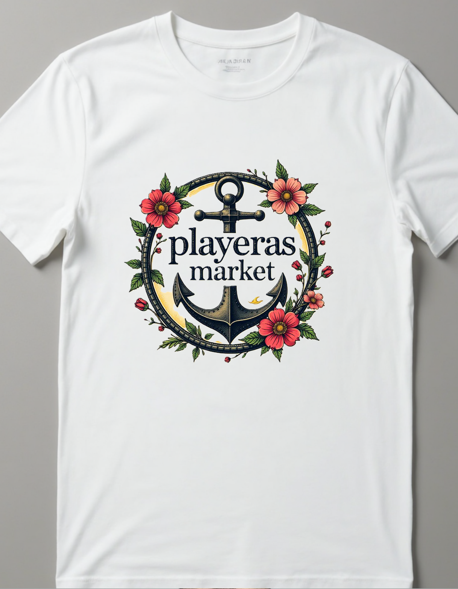 Playera con logotipo de Playeras Market