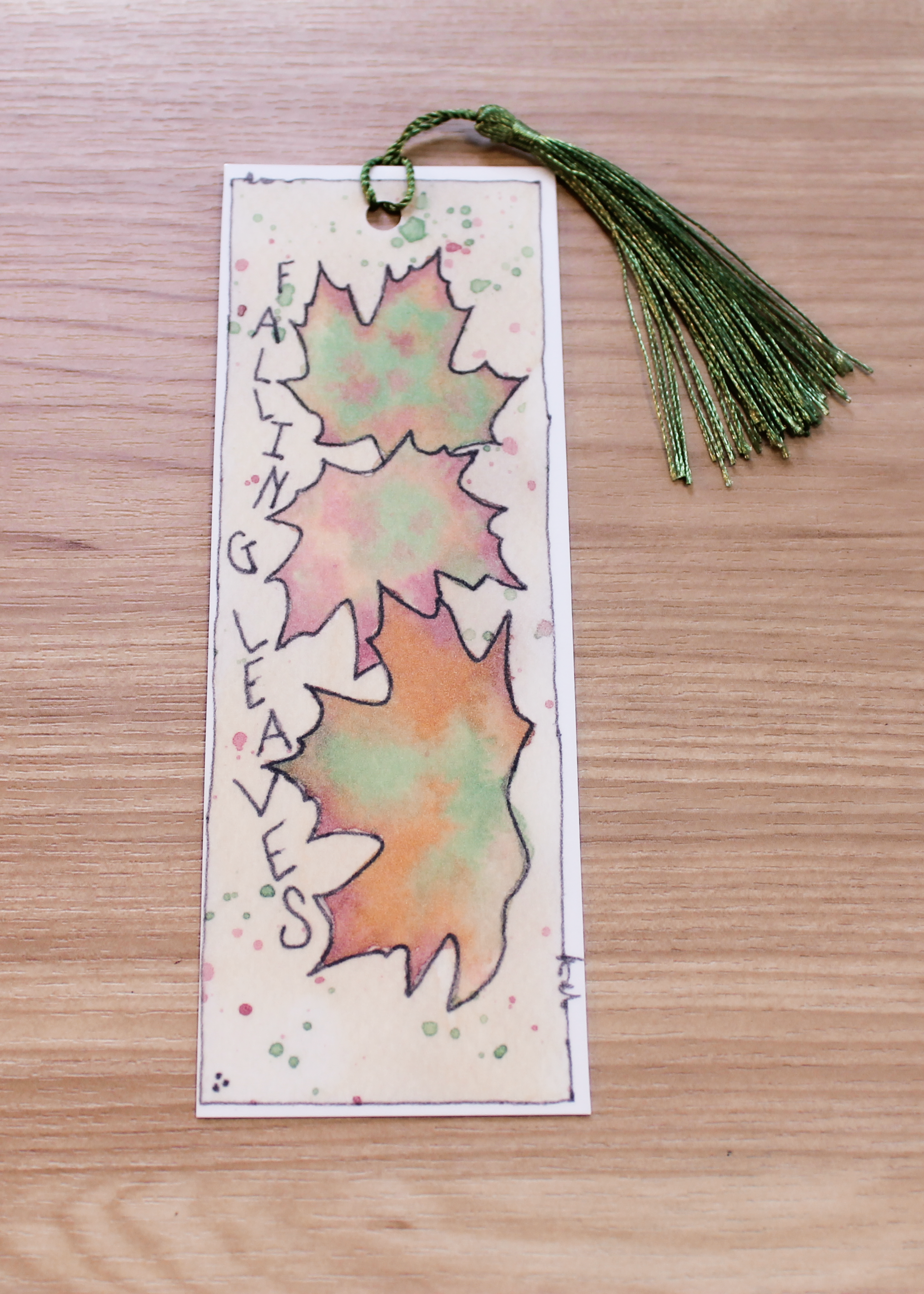 Watercolor Bookmarks – Fall, Floral, and Whimsical Designs (Laminated with Tassels)