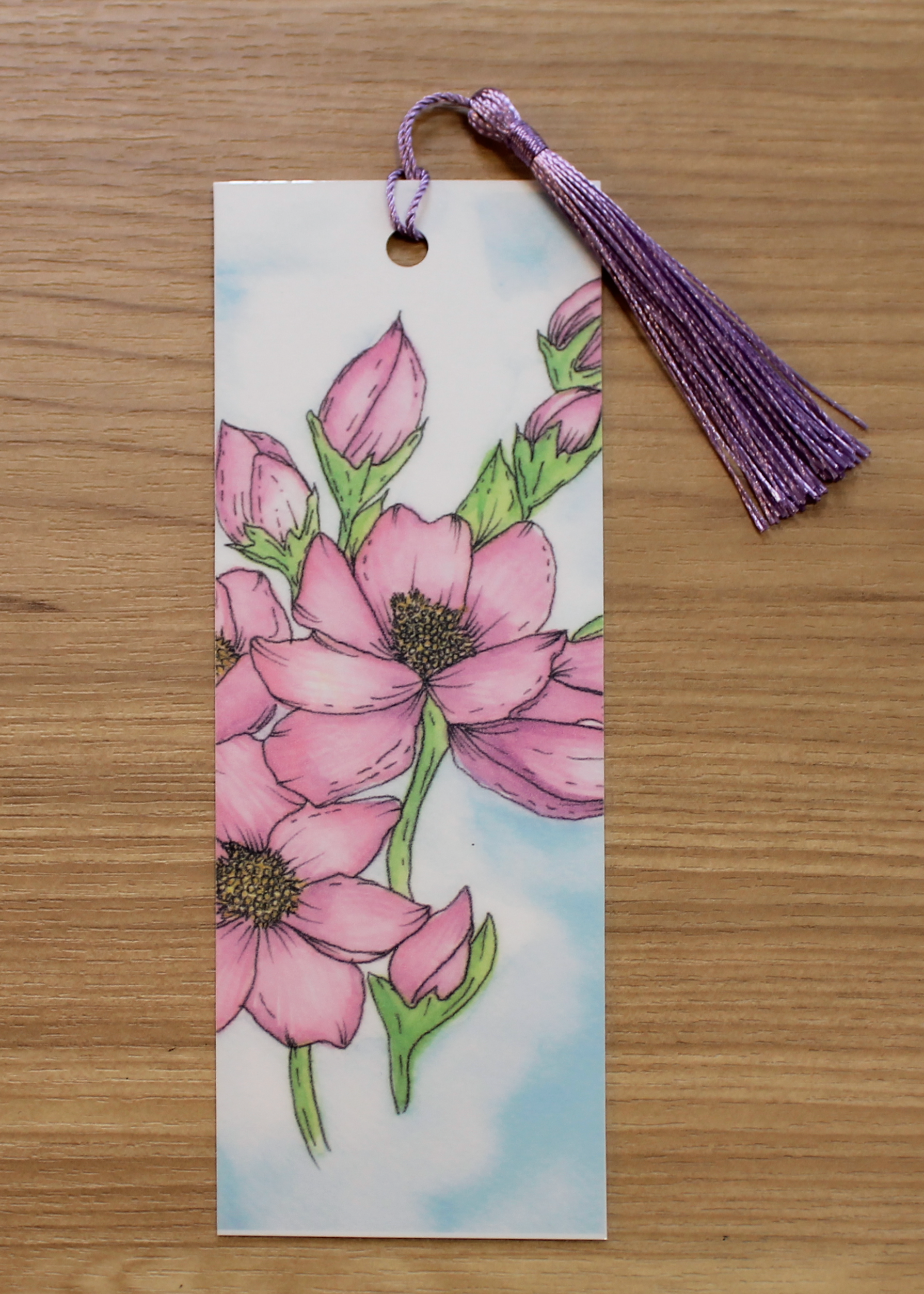 Watercolor Bookmarks – Fall, Floral, and Whimsical Designs (Laminated with Tassels)