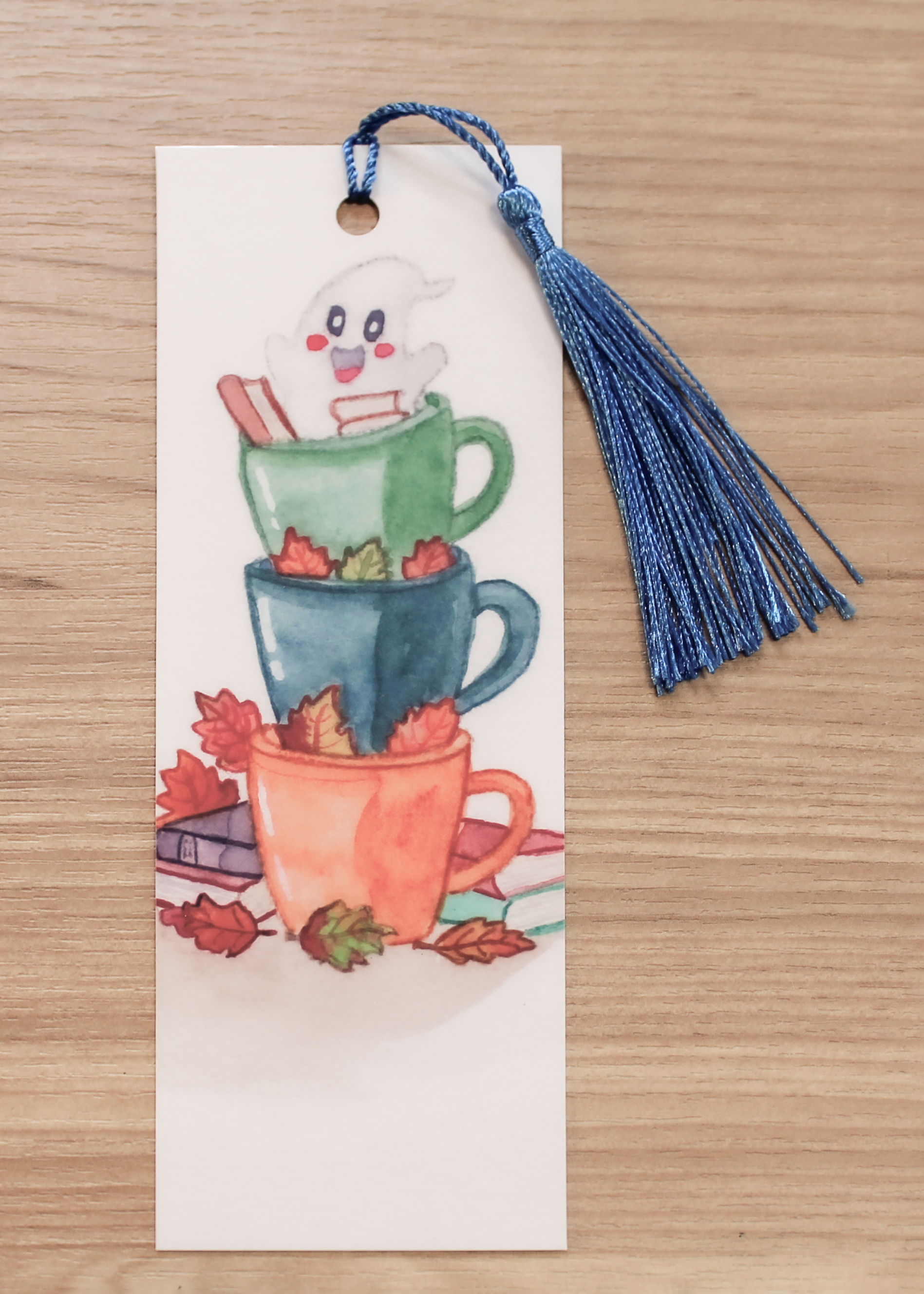Watercolor Bookmarks – Fall, Floral, and Whimsical Designs (Laminated with Tassels)