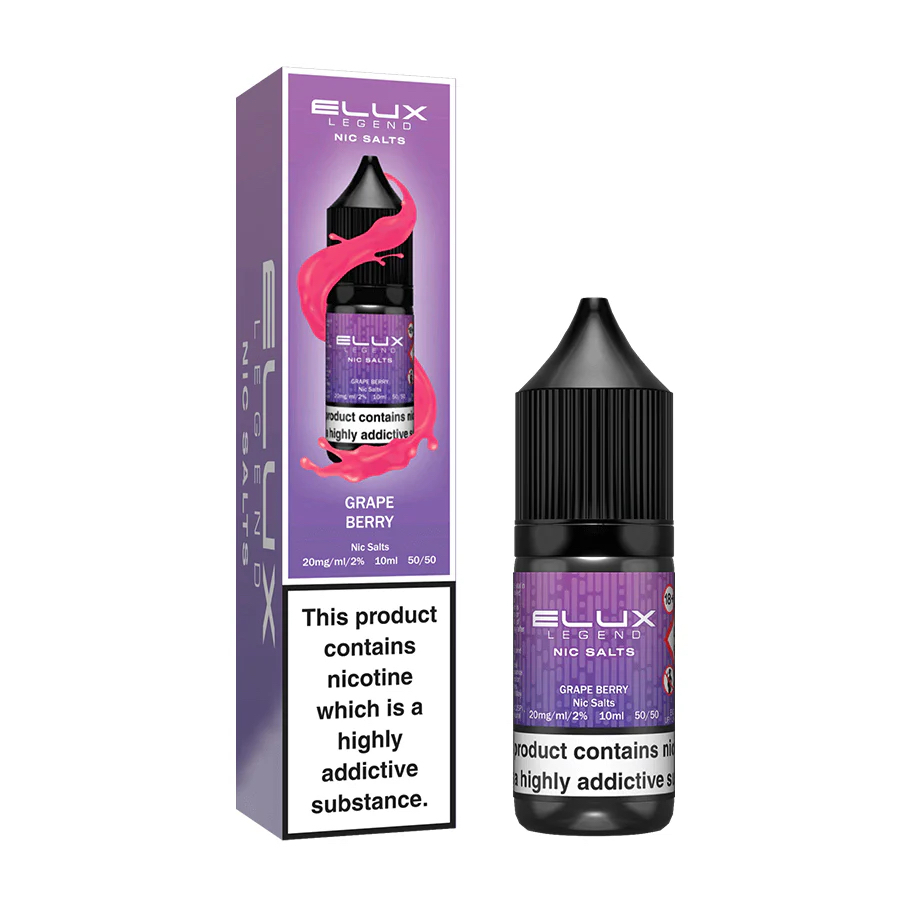 Elux Vape Liquid – All Flavours – 10mg & 20mg Nic Salt