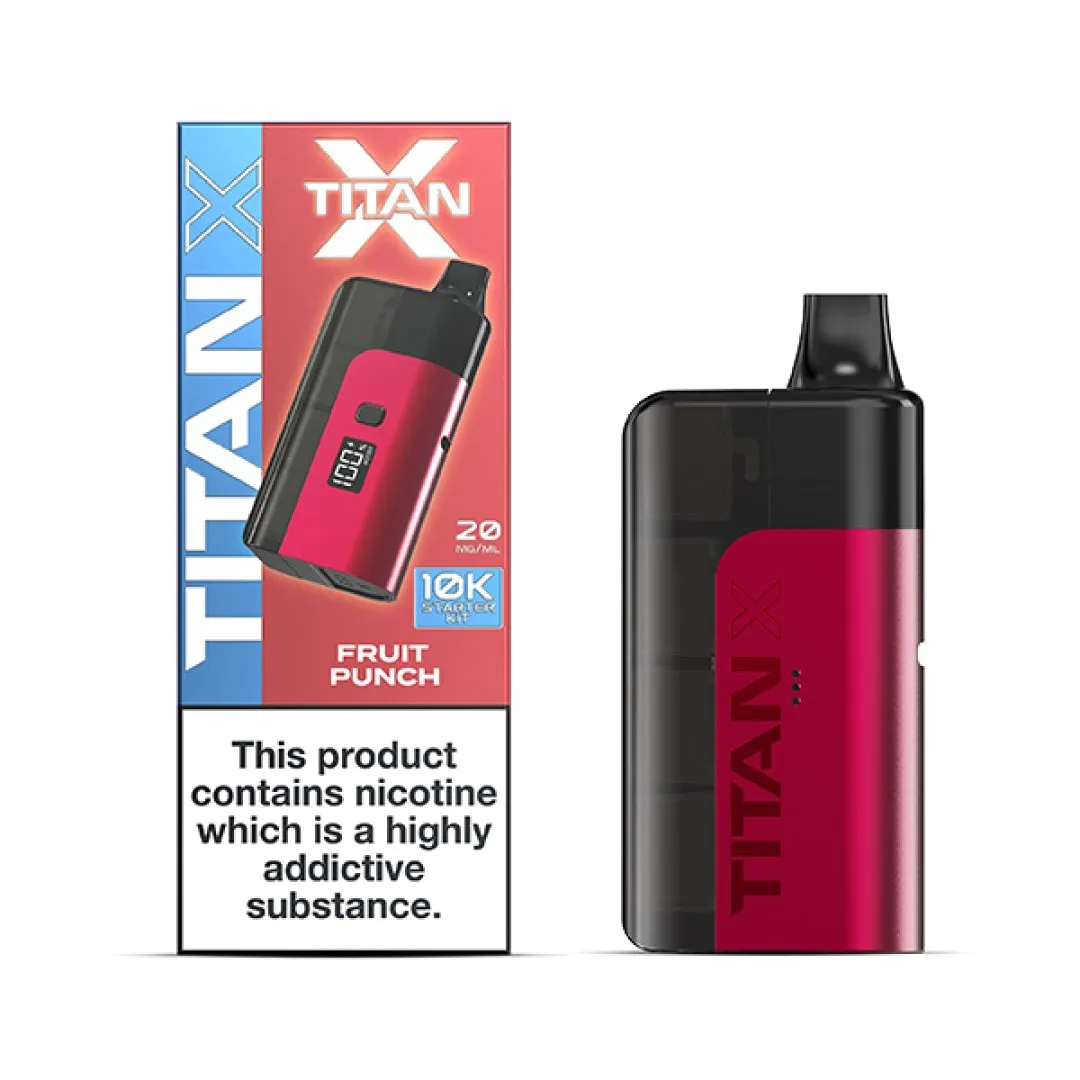 Titan X 10K – Refillable Prefilled Pod Kit