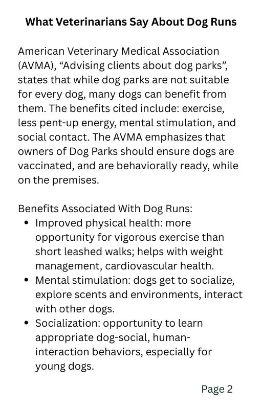 Dog Run Business