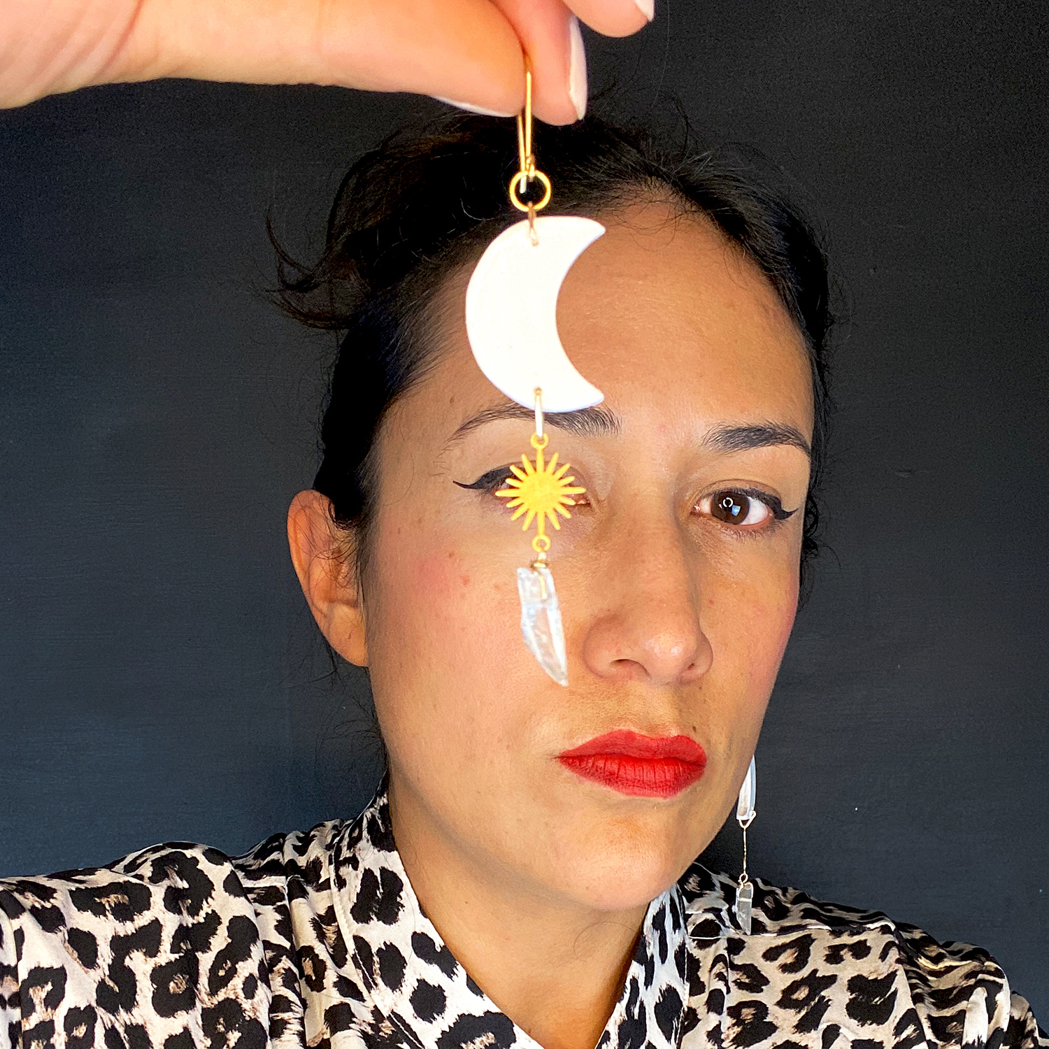 Pendientes Cuarto Creciente