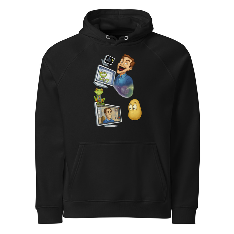 Sweat à capuche illustré