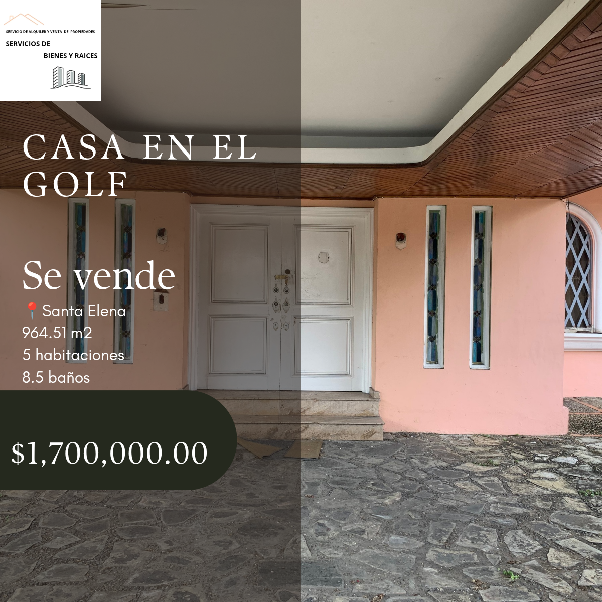 Se Vende Casa en El Golf, corregimiento de San Francisco.