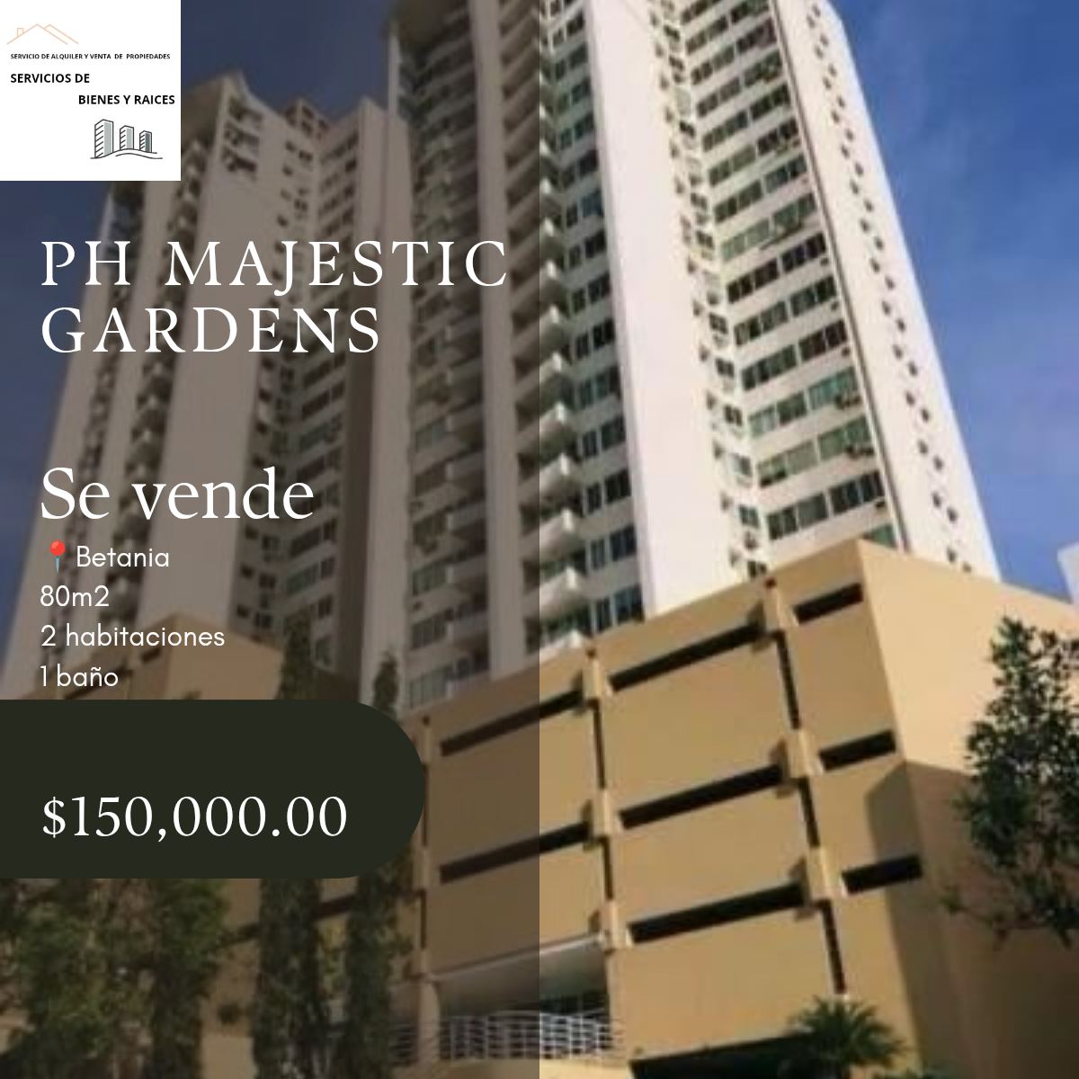 Se Vende Apartamento en PH Majestic Gardens