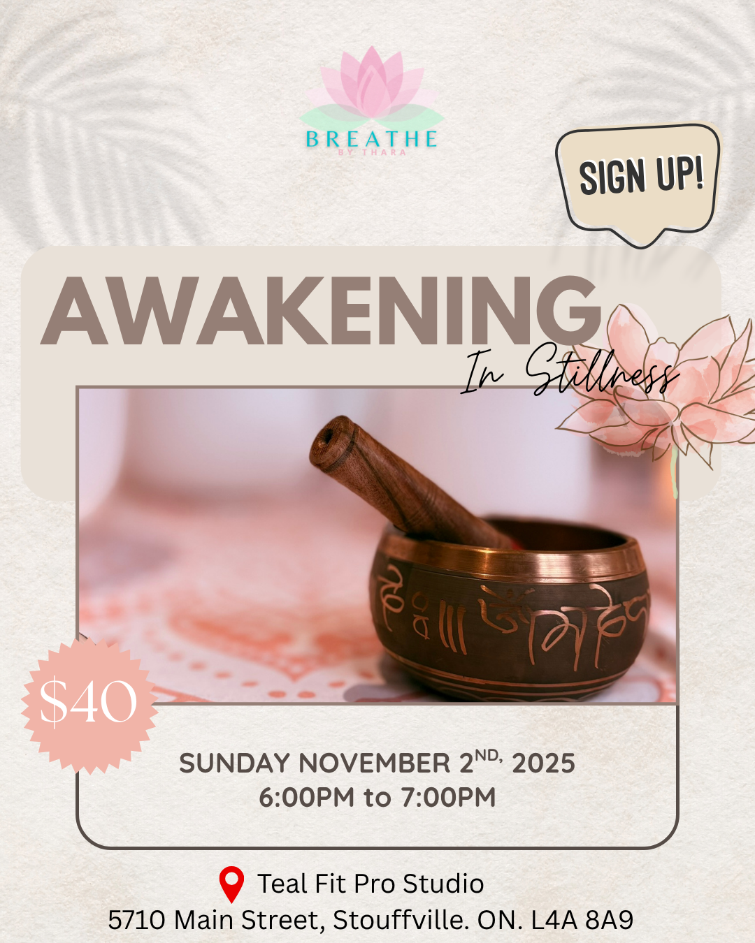 AWAKENING IN STILLNESS