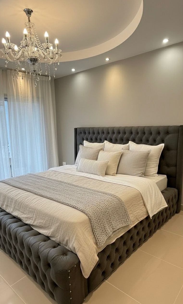 Cama Capitoné Módulos 2 Plazas