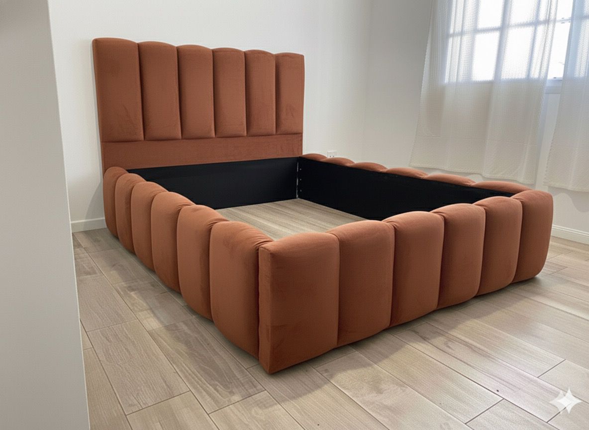 Revestimiento cubresommier + respaldo - una plaza 080x190