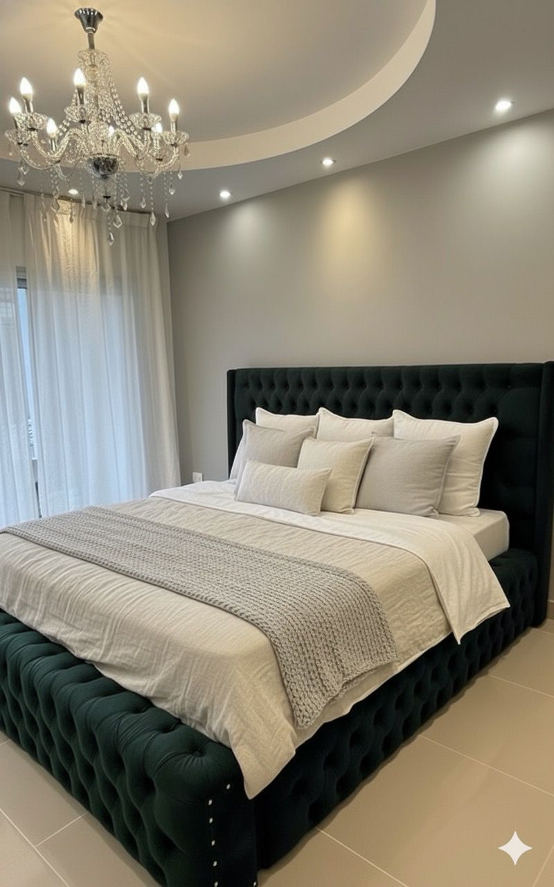 Cama Capitoné Módulos King Size