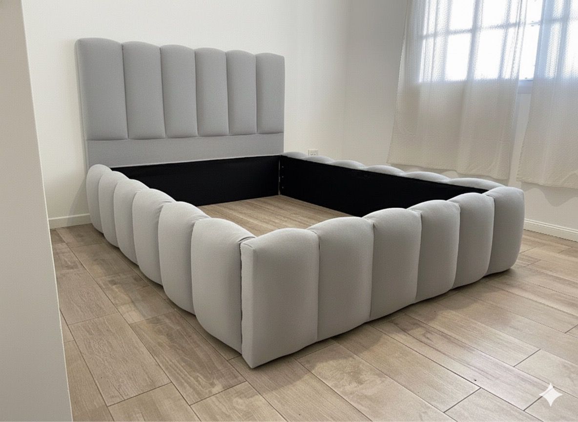 Revestimiento cubresommier + respaldo - una plazas y media 100x190