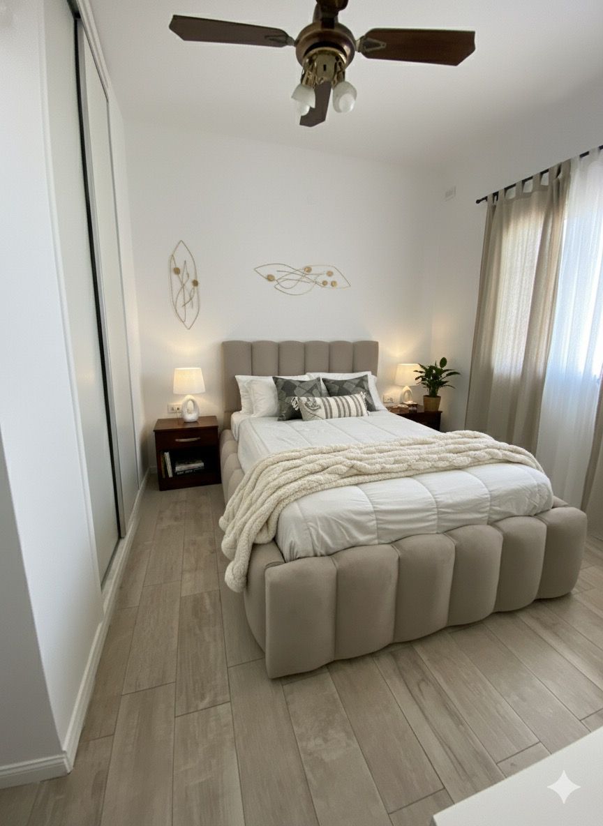 Cama Bastonne Nube Queen