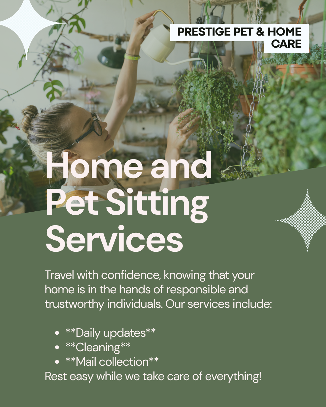 Home and Pet Sitting Services