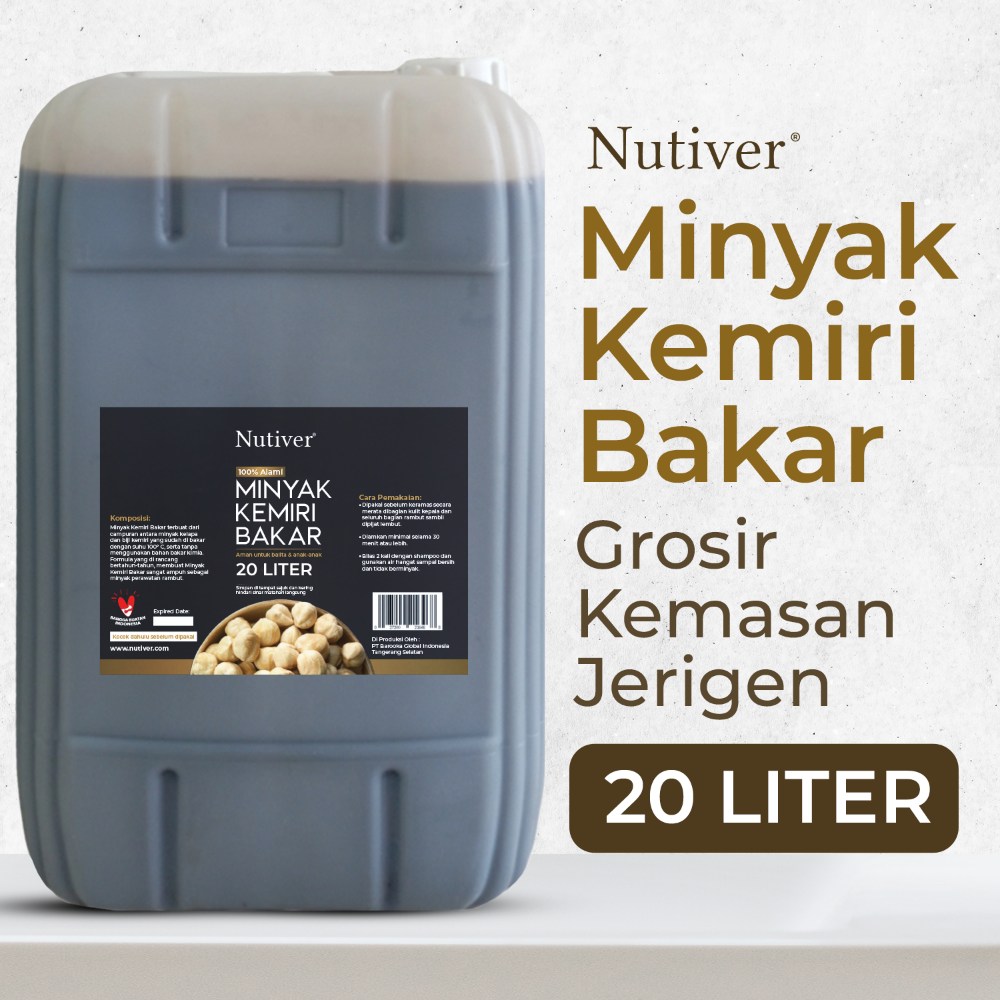 Minyak Kemiri Bakar Jirigen 20 Liter Grosir Curah