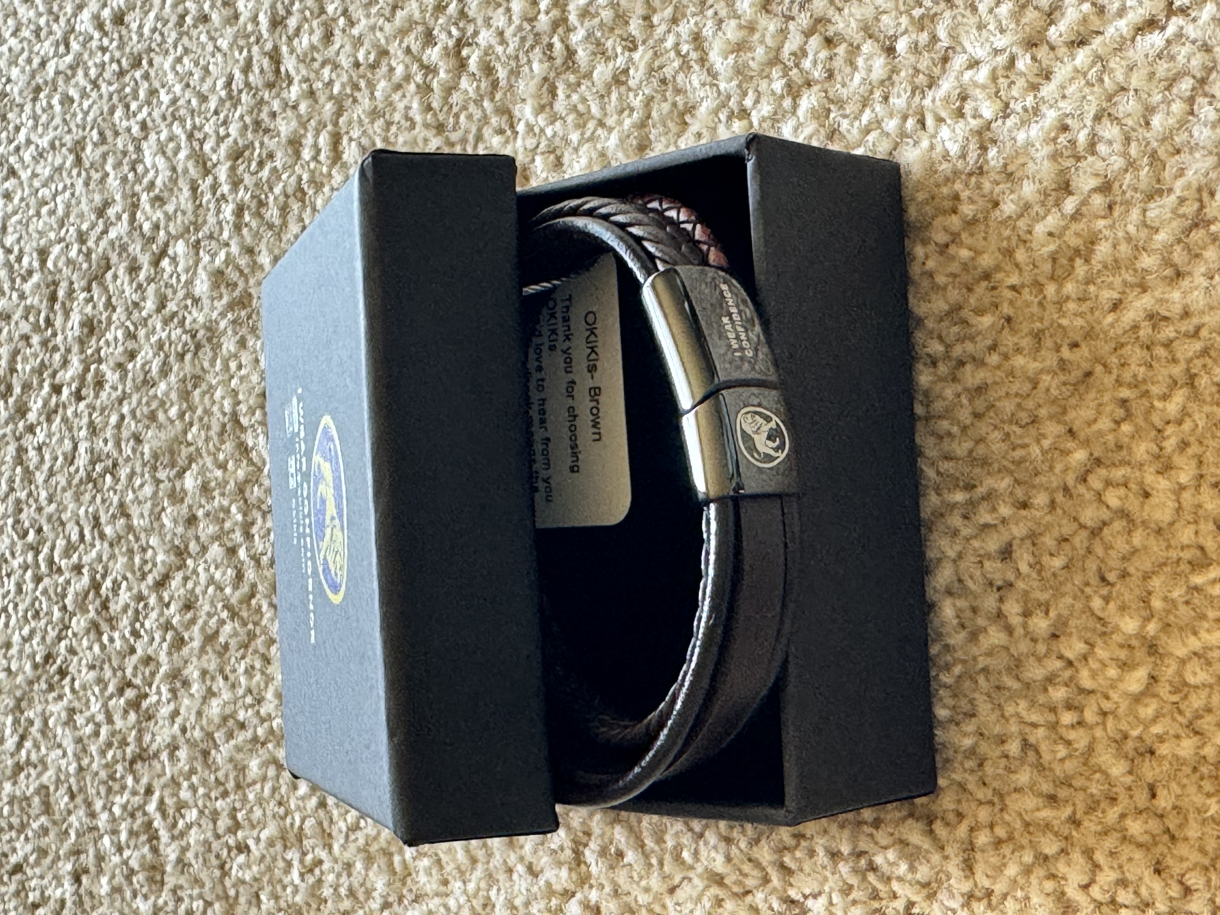 Leather Bracelet OKIKIs-Brown Tassel