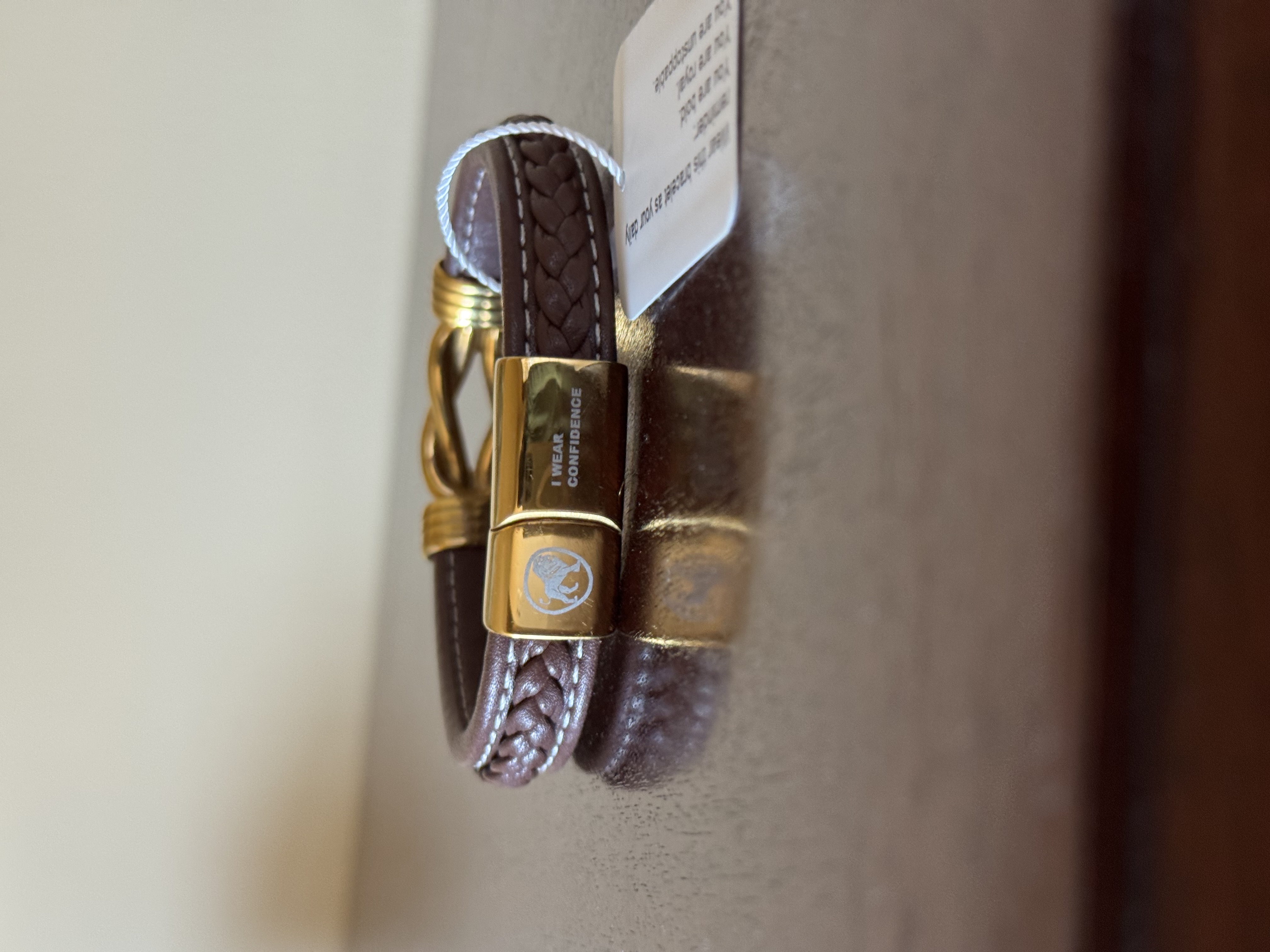 Leather Bracelet OKIKIs-Brown