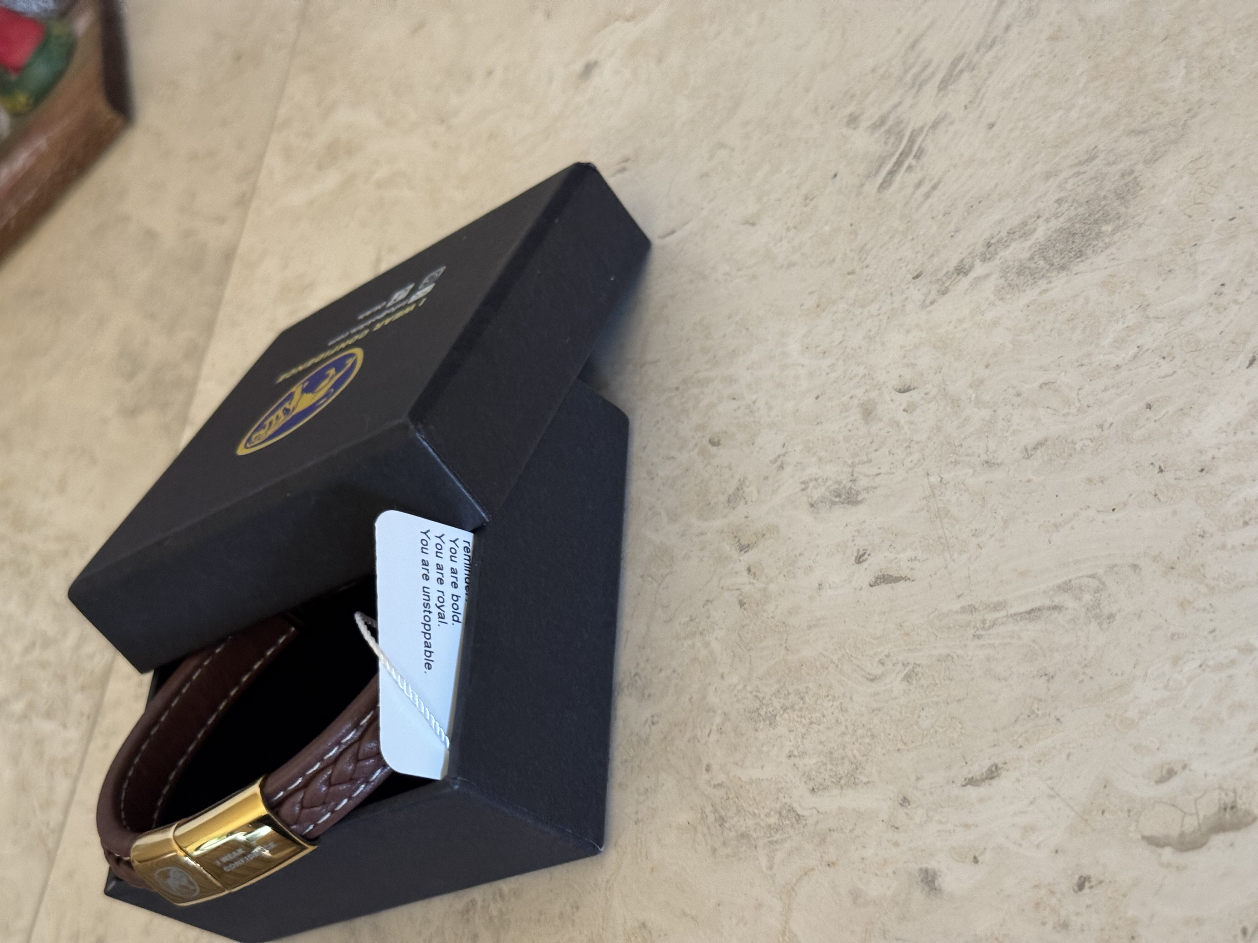 Leather Bracelet OKIKIs-Brown