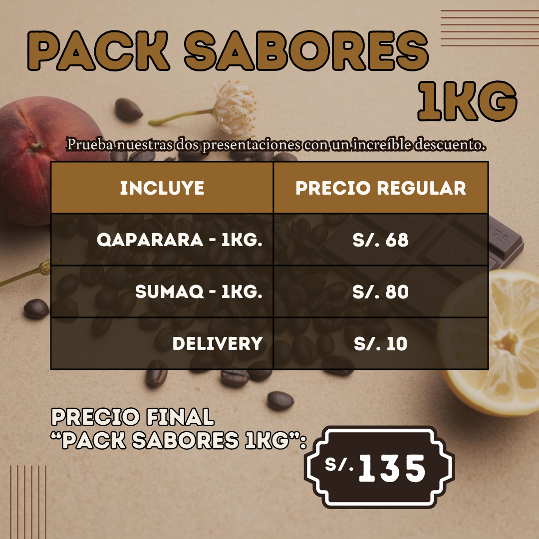 Pack Sabores 1Kg.