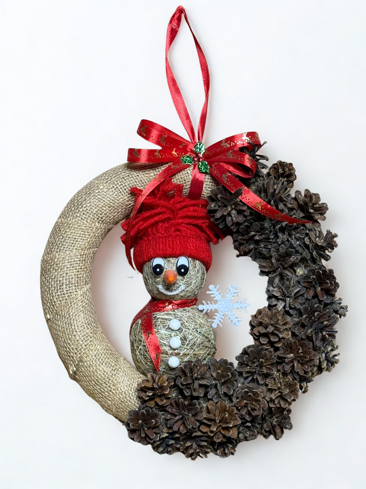 Wianek z bałwankiem