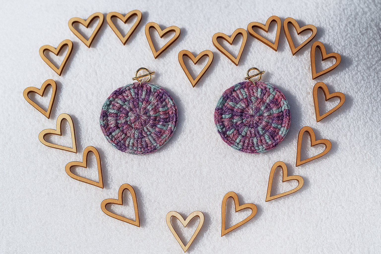 Pendientes"Ojo de luna"
