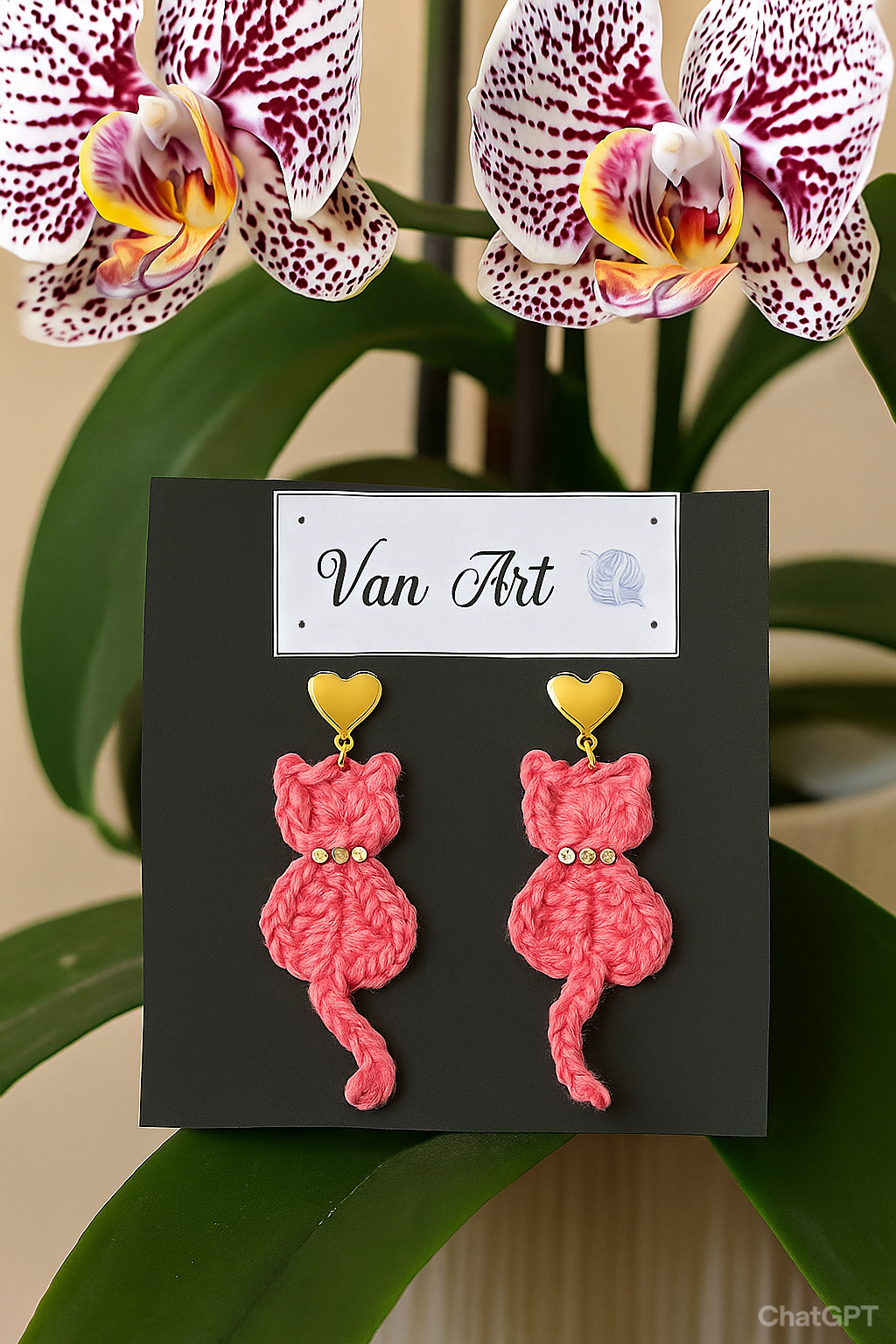 Pendientes "Susurro felino"