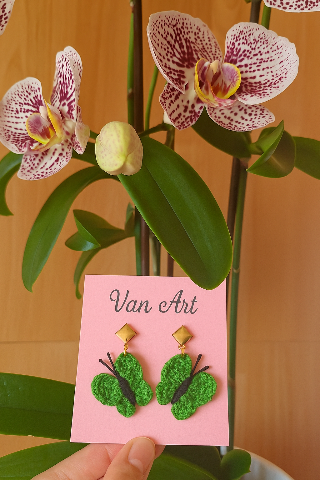 Pendientes " Mariposa del viento"