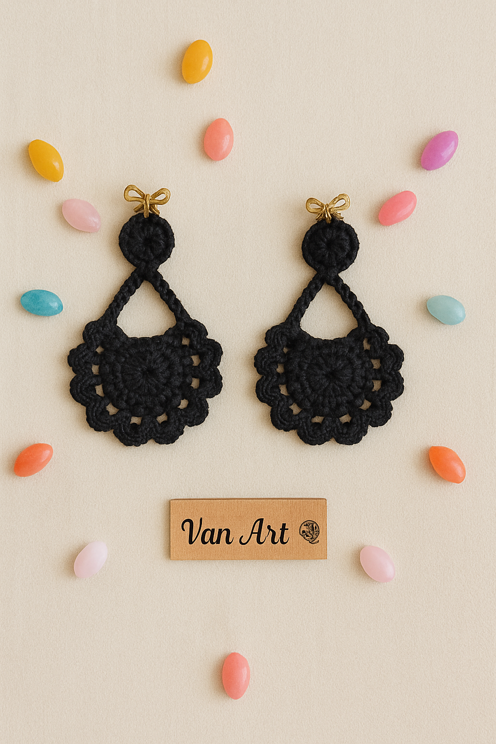 Pendientes "Flor de arco"